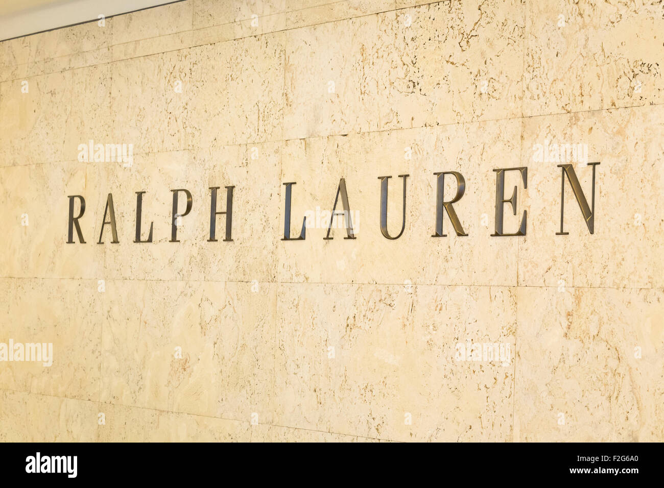 Ralph Lauren sign Banque D'Images