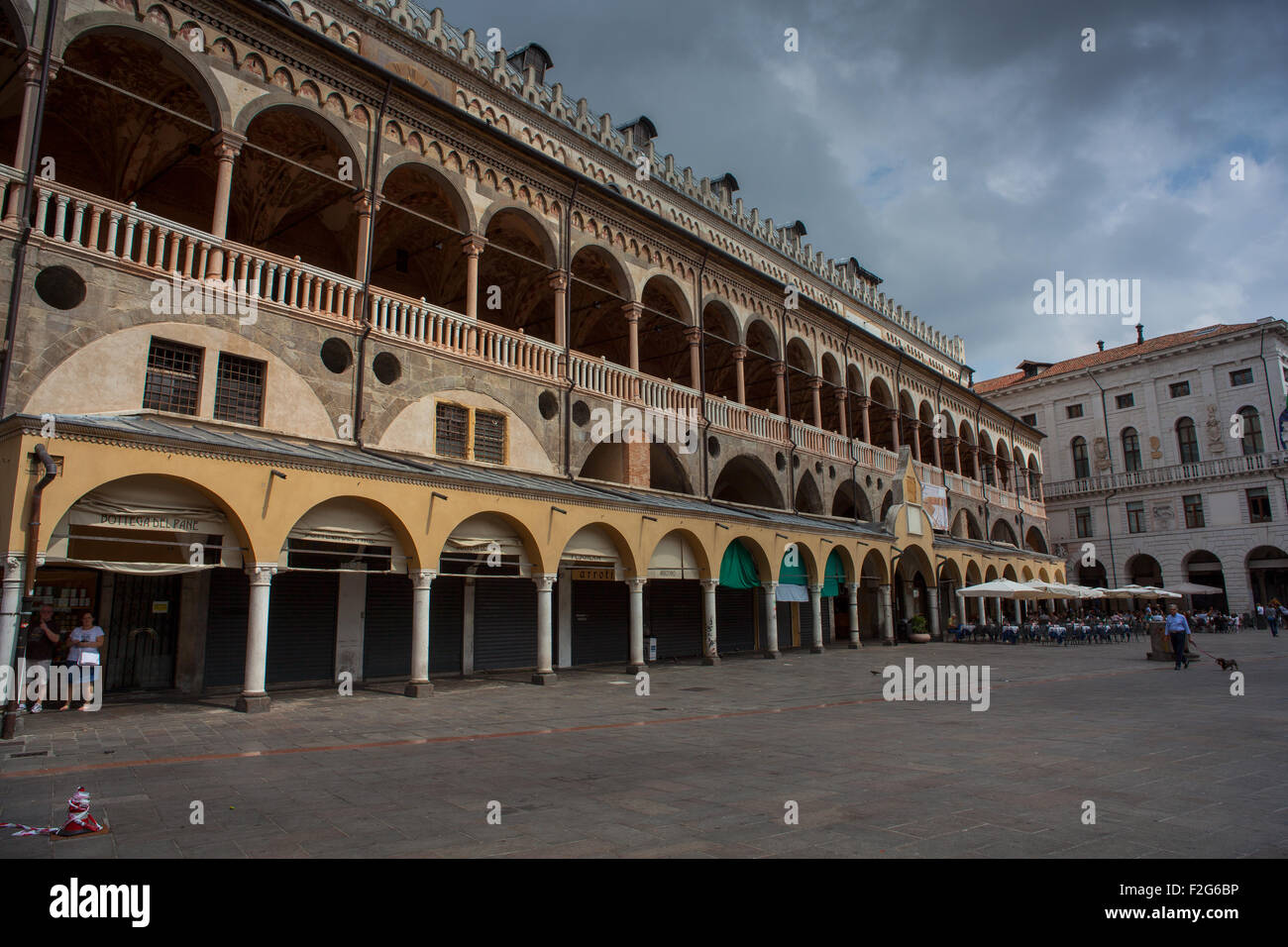 Padoue, Italie - août, 28 : Vue sur le Palazzo della Ragione, le 28 août 2014 Banque D'Images