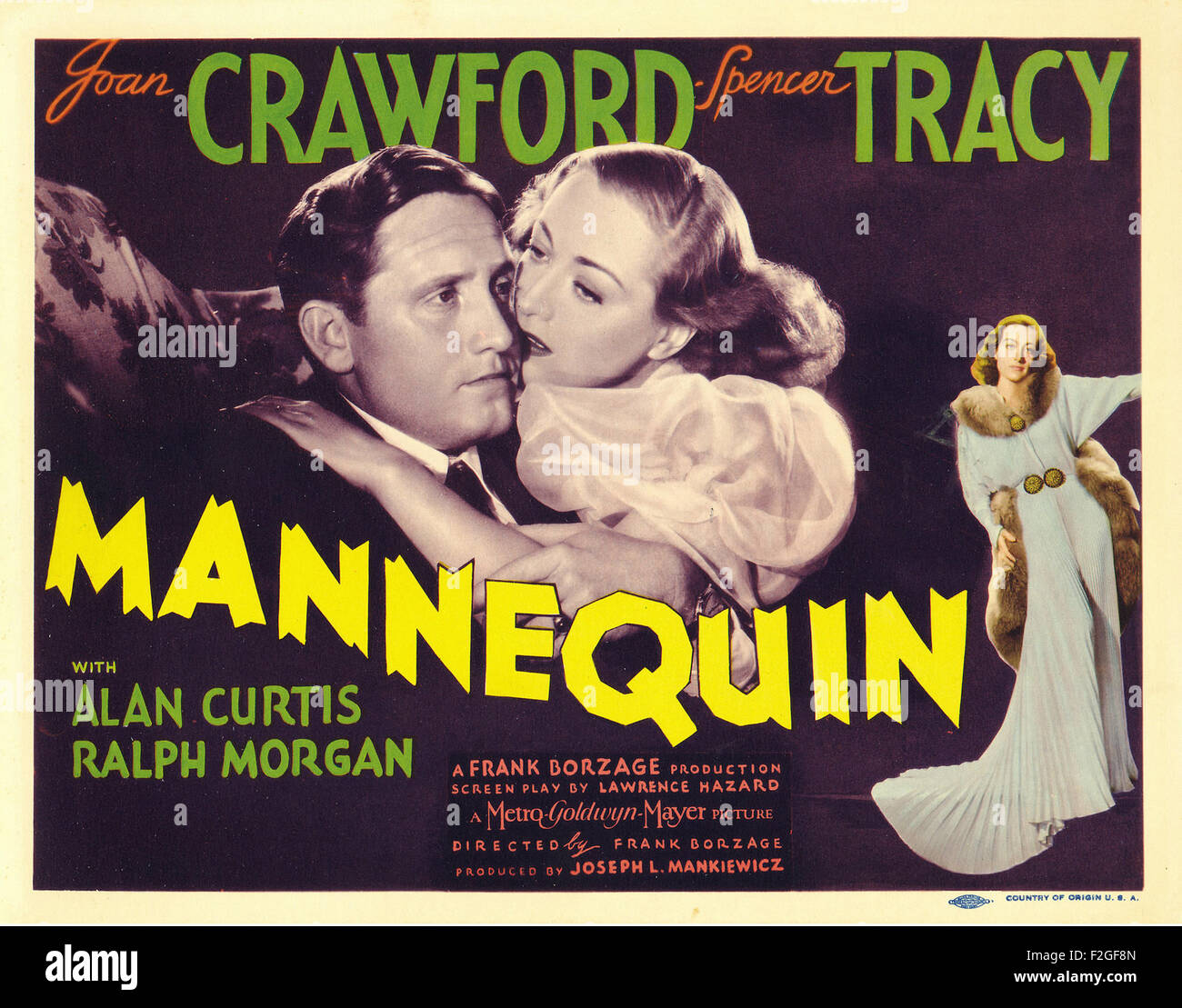 Mannequin (1937) 02 - l'affiche de film Banque D'Images
