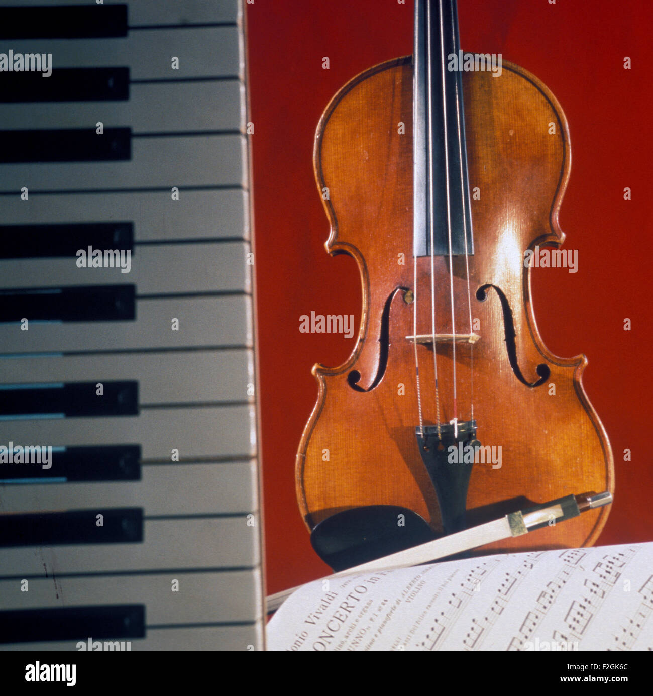 La musique classique. Appuyez sur Combi Photo Banque D'Images