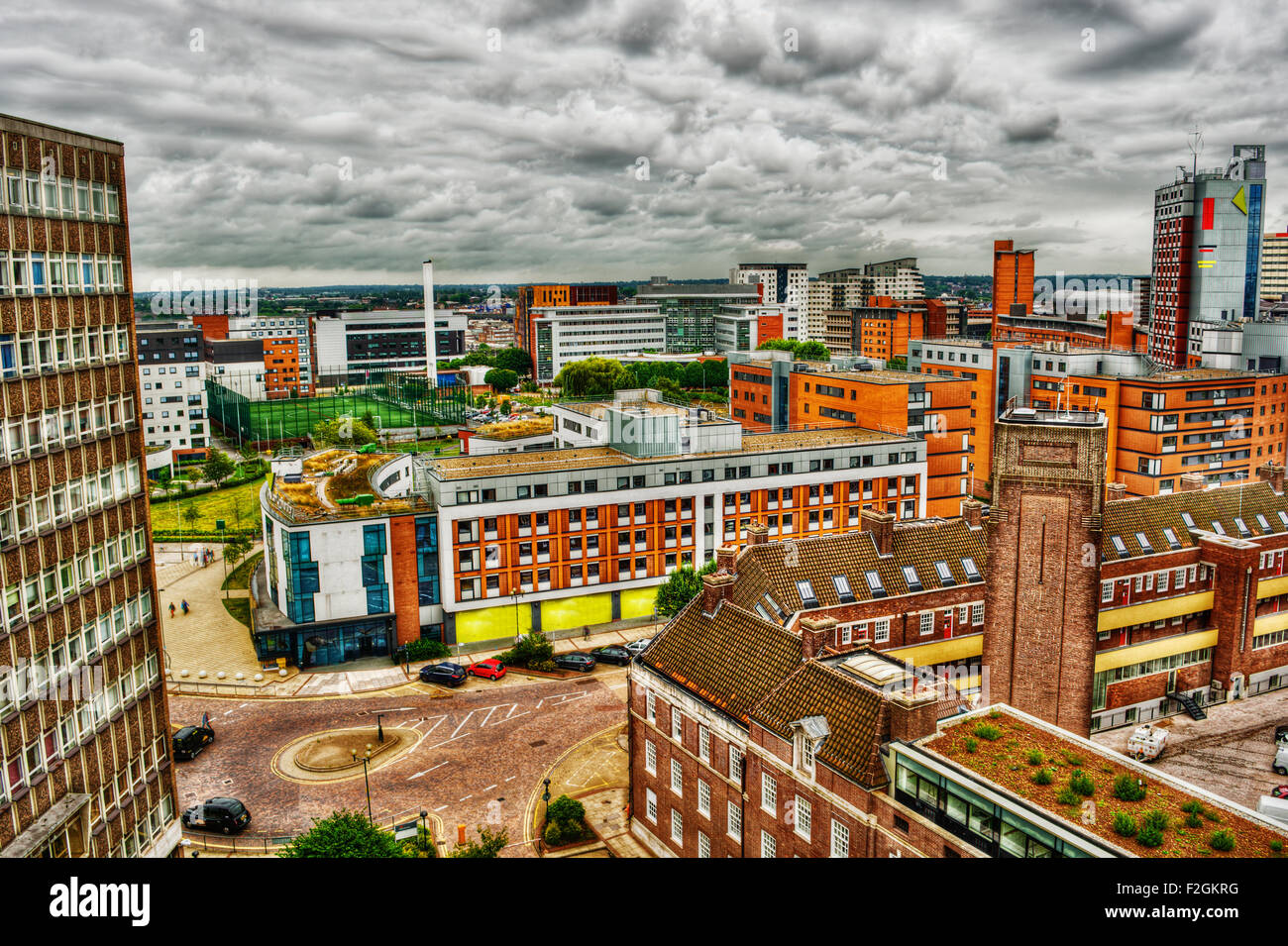 Août 2015, l'Université d'Aston à Birmingham, HDR-technique Banque D'Images