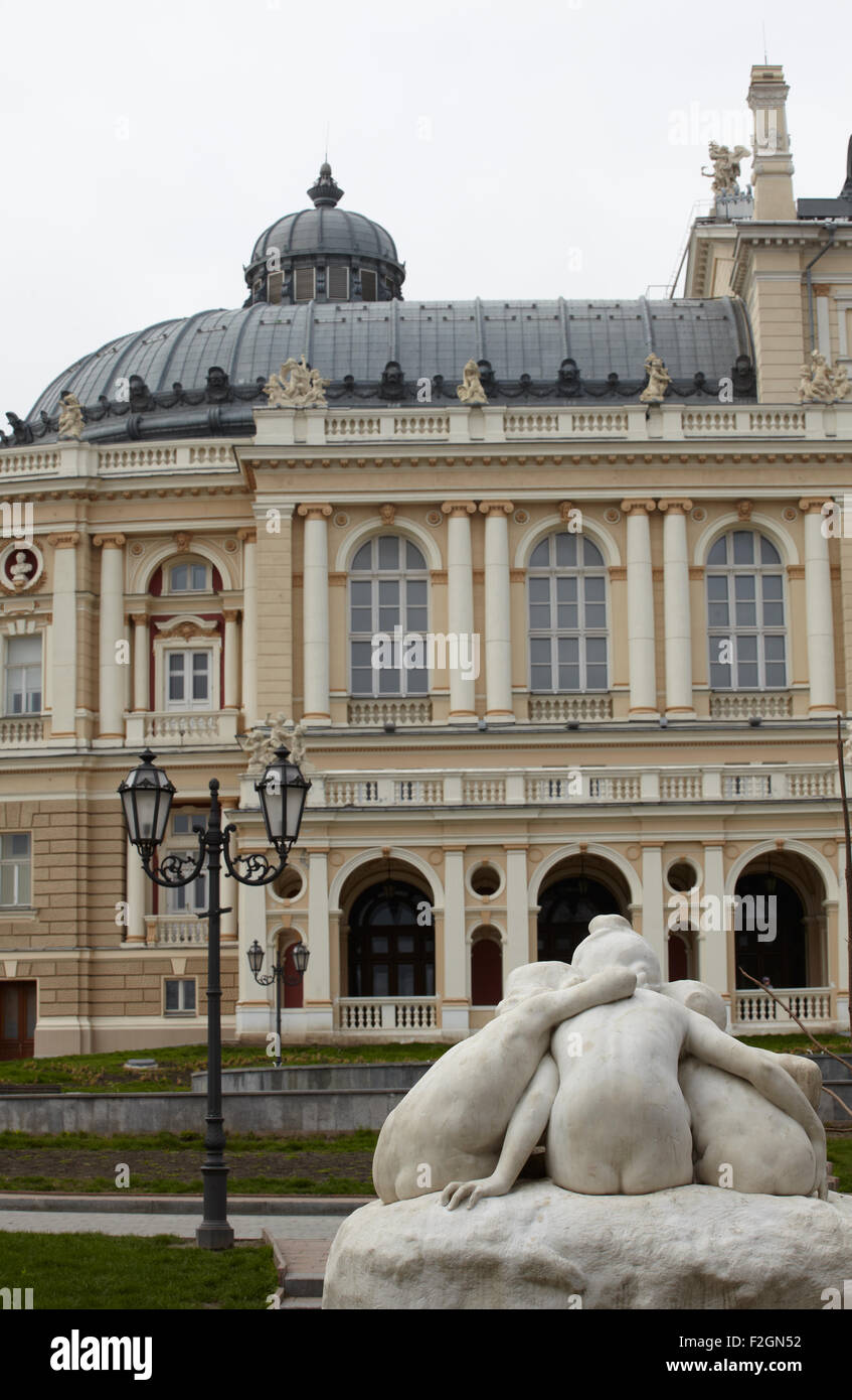 Voir d'opéra et de ballet d'Odessa, Ukraine Banque D'Images