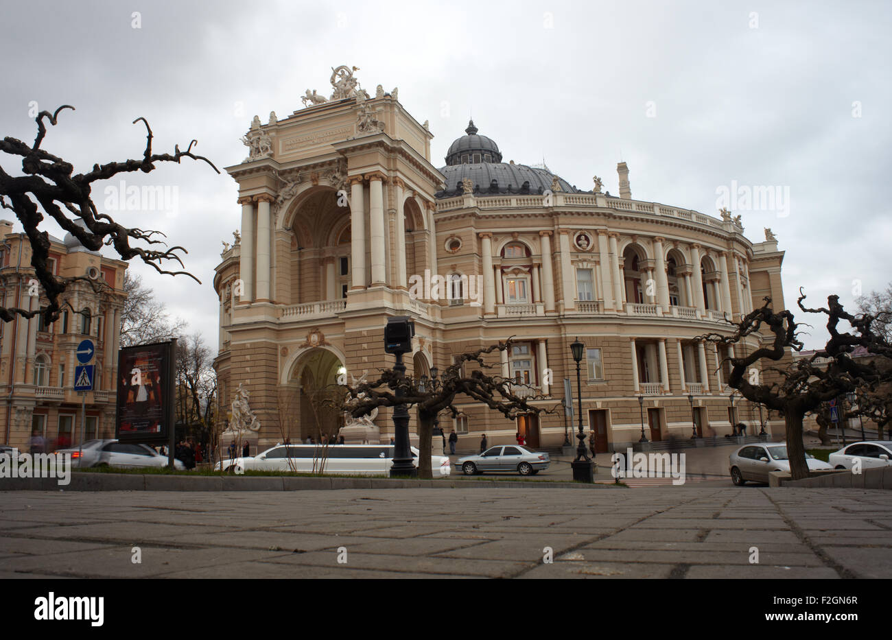 Voir d'opéra et de ballet d'Odessa, Ukraine Banque D'Images