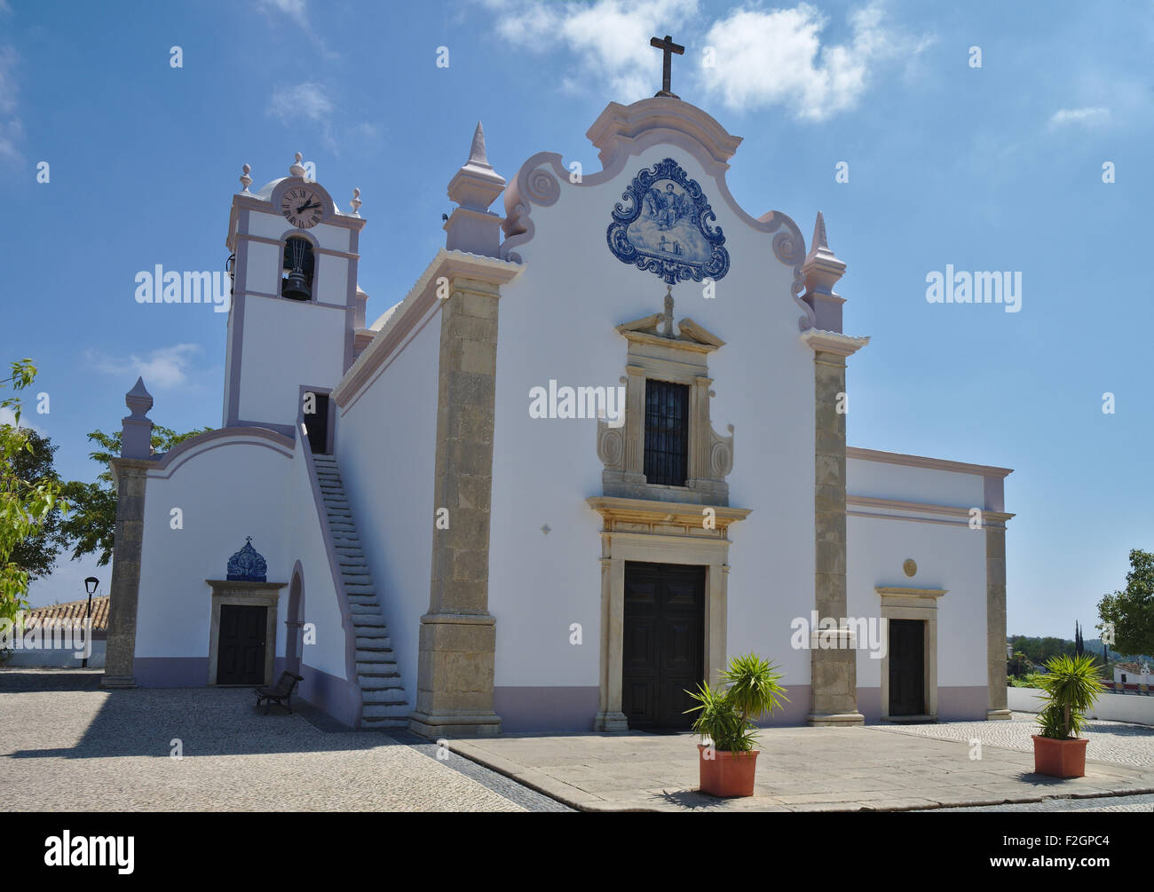 Église sao lourenço à Almancil, Algarve, Portugal. Banque D'Images