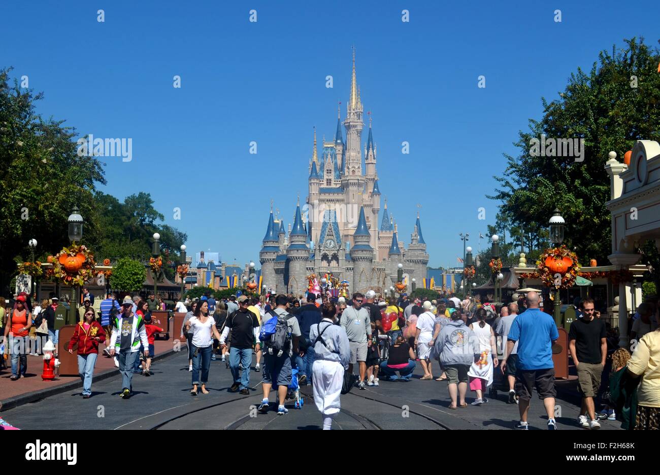 Disneyland en Floride, aux États-Unis, à l'Halloween Banque D'Images