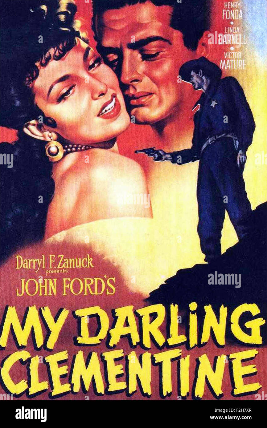 My Darling Clementine 01 - Affiche de film Banque D'Images