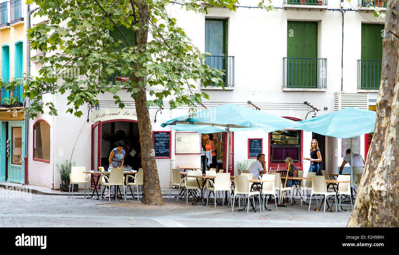 Cafe Français Banque D'Images