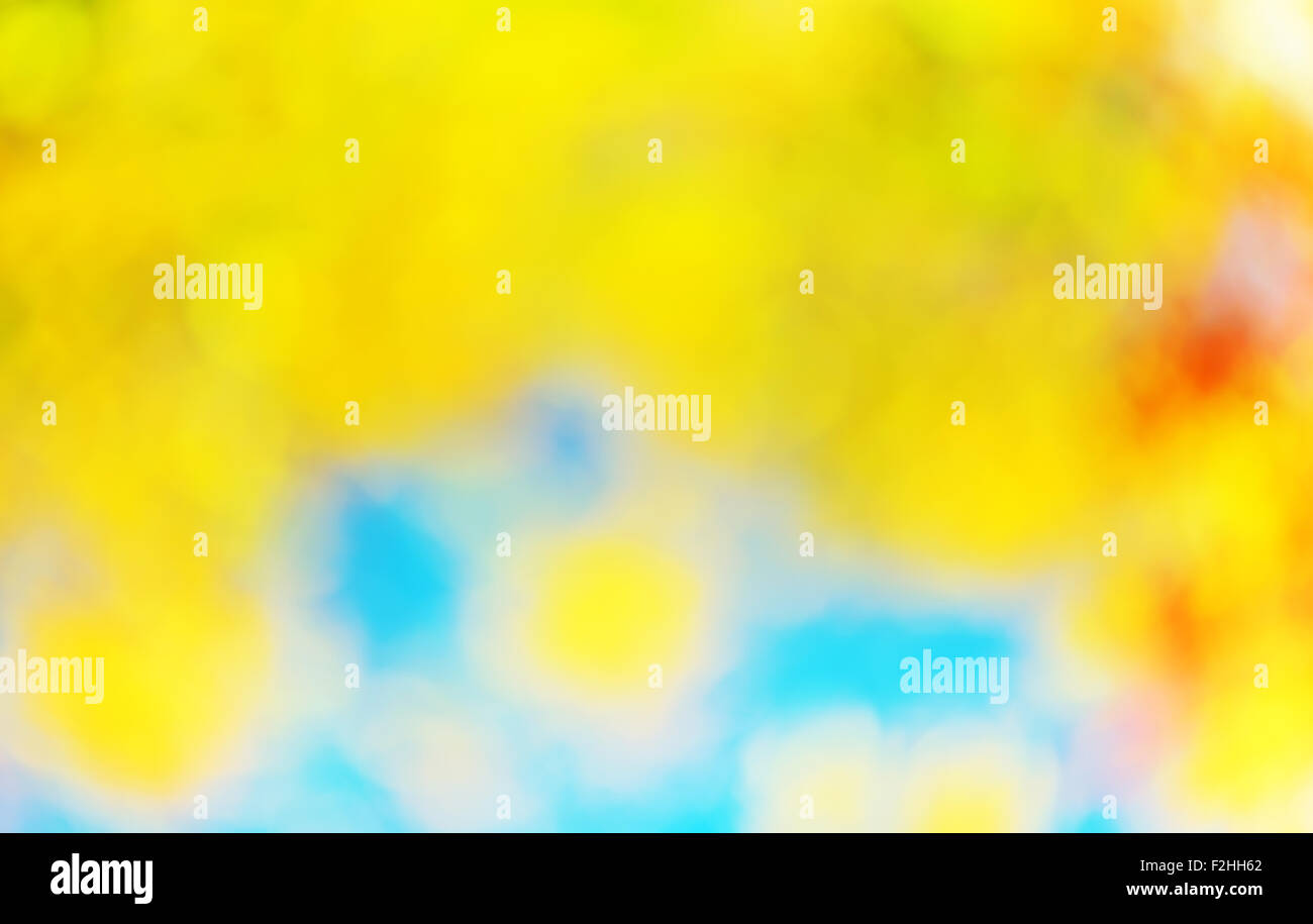 Automne fond flou abstrait décoratif Banque D'Images