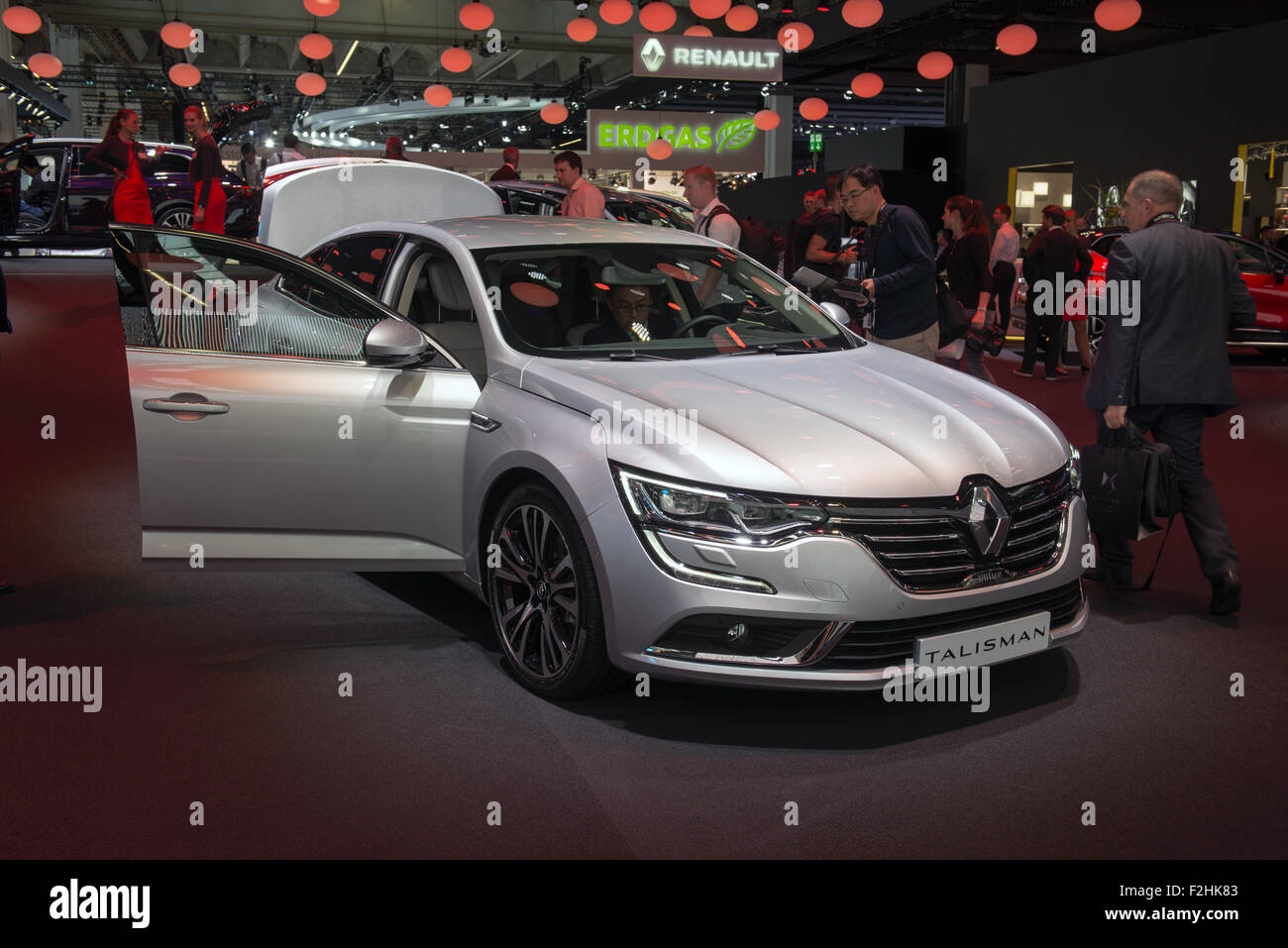 Salon international de l'automobile de Francfort (IAA) 2015. Talisman Renault - première européenne. Banque D'Images