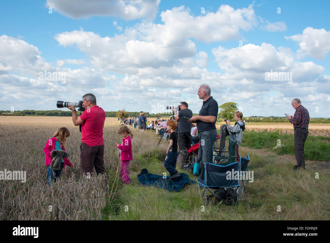 Duxford, UK. 19 Septembre, 2015. La bataille d'Angleterre de Duxford Anniversaire Air Show 2015 Samedi : Jason Crédit Marsh/Alamy Live News Banque D'Images