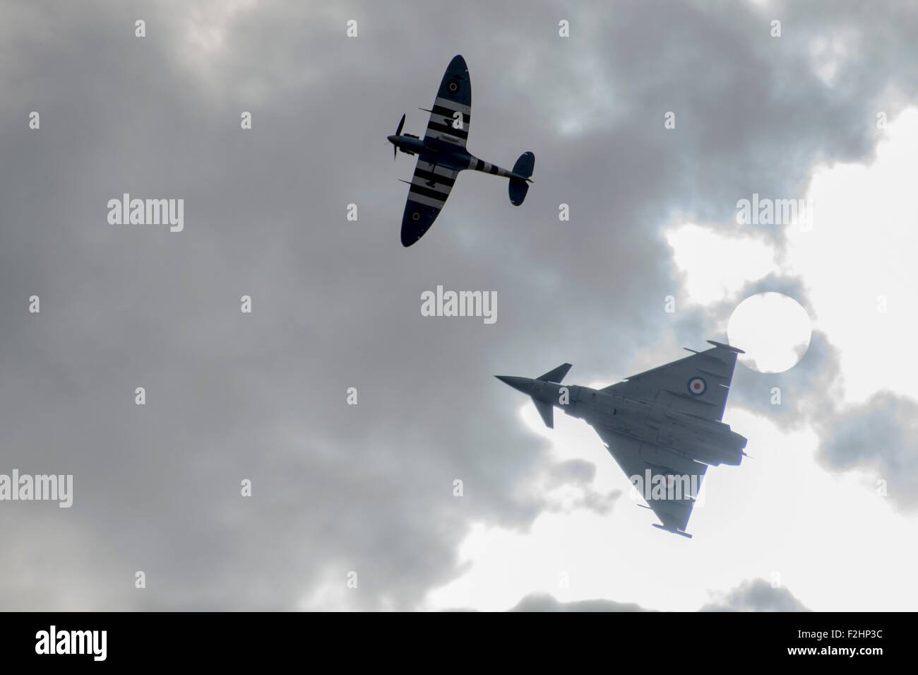 Duxford, UK. 19 Septembre, 2015. La bataille d'Angleterre de Duxford Anniversaire Air Show 2015 Samedi : Jason Crédit Marsh/Alamy Live News Banque D'Images