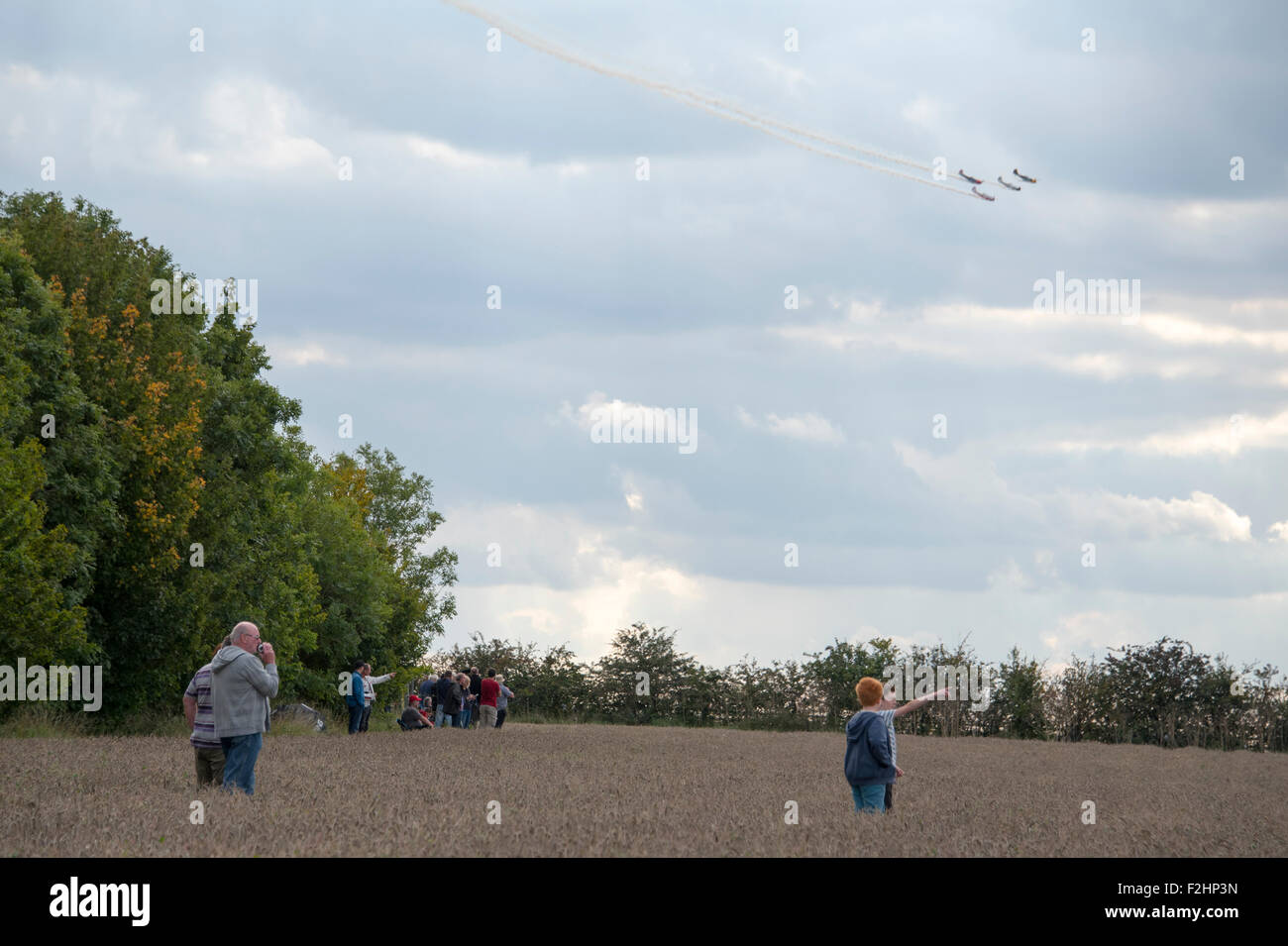 Duxford, UK. 19 Septembre, 2015. La bataille d'Angleterre de Duxford Anniversaire Air Show 2015 Samedi : Jason Crédit Marsh/Alamy Live News Banque D'Images