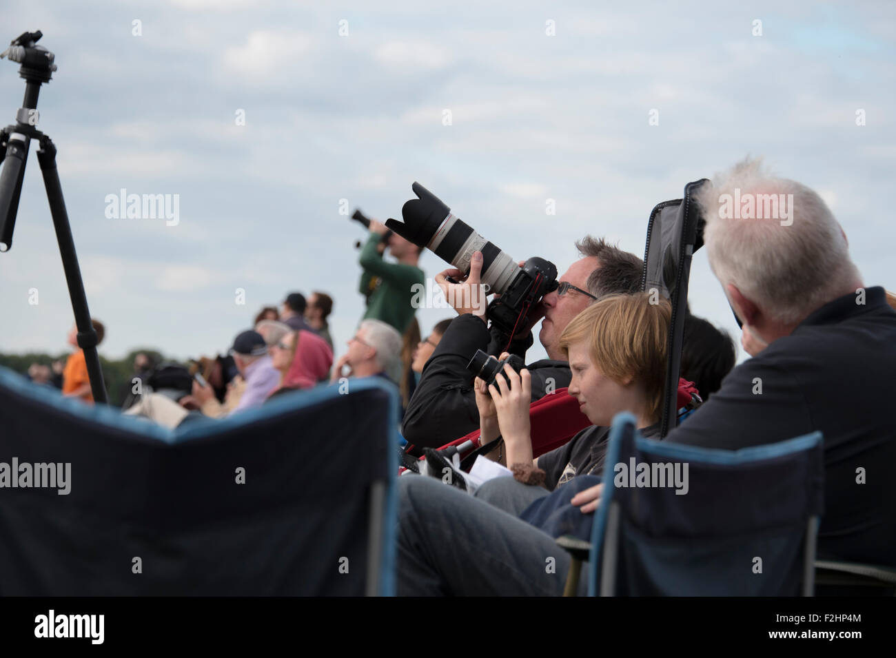 Duxford, UK. 19 Septembre, 2015. La bataille d'Angleterre de Duxford Anniversaire Air Show 2015 Samedi : Jason Crédit Marsh/Alamy Live News Banque D'Images