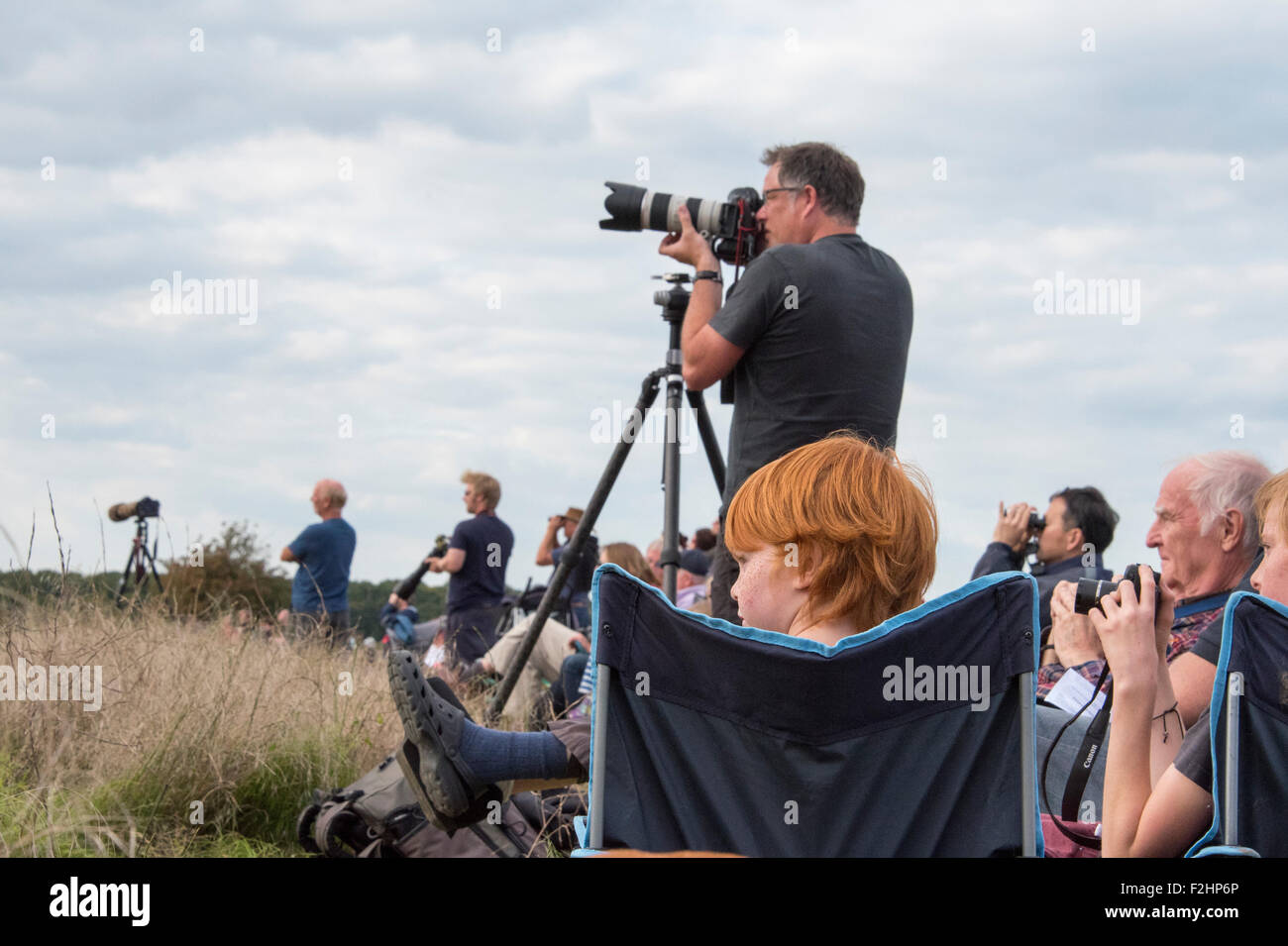 Duxford, UK. 19 Septembre, 2015. La bataille d'Angleterre de Duxford Anniversaire Air Show 2015 Samedi : Jason Crédit Marsh/Alamy Live News Banque D'Images