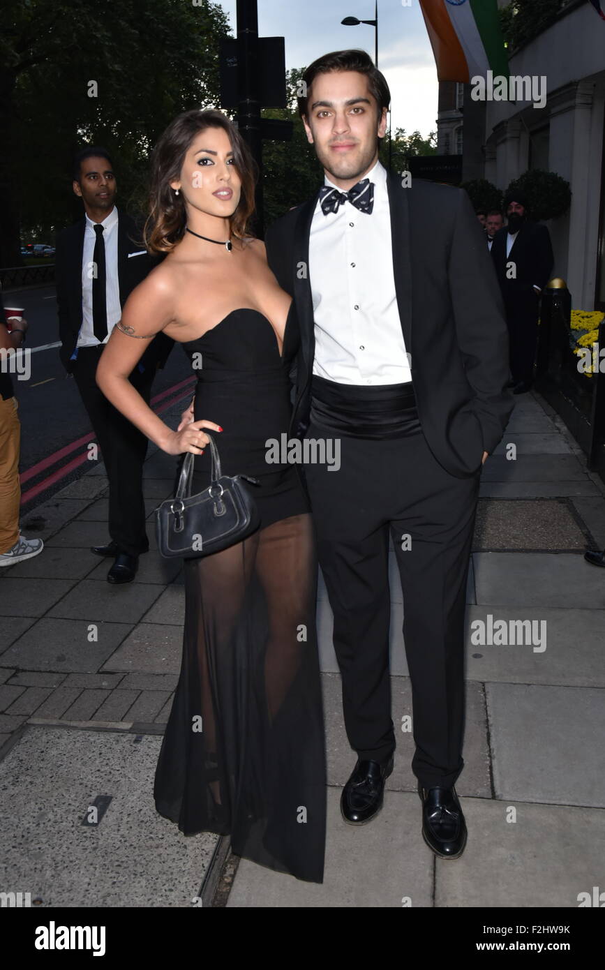 Londres, Royaume-Uni. 18 Septembre, 2015. Rita Siddiqui du Rascals Desi assiste à l'asiatique le 15 Achievers Awards 2015 avec Grosvenor House Hotel, Londres. Credit : Voir Li/Alamy Live News Banque D'Images