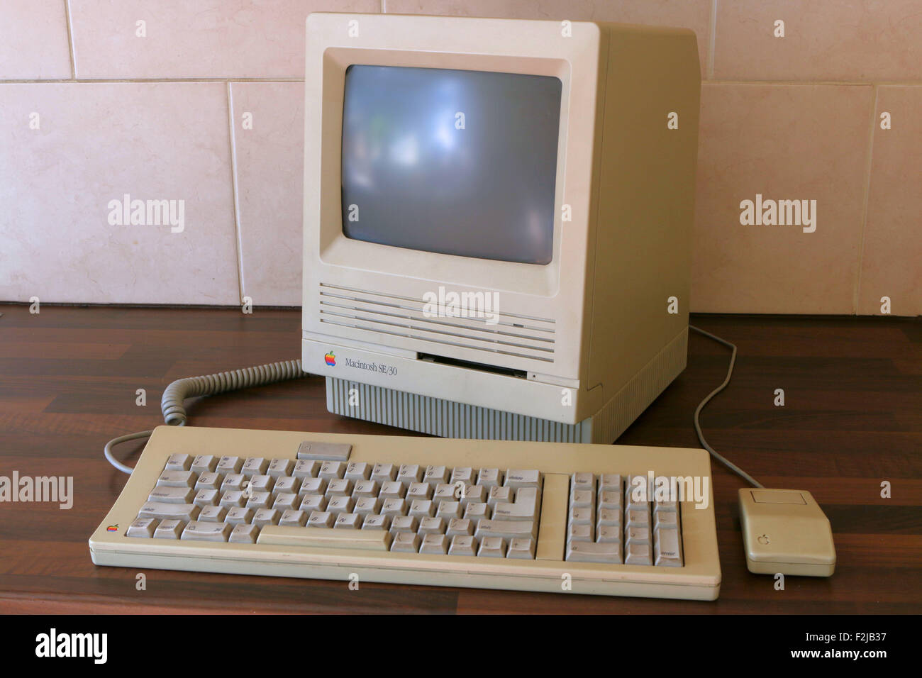 1989 Apple Macintosh SE/30 Ordinateur Banque D'Images