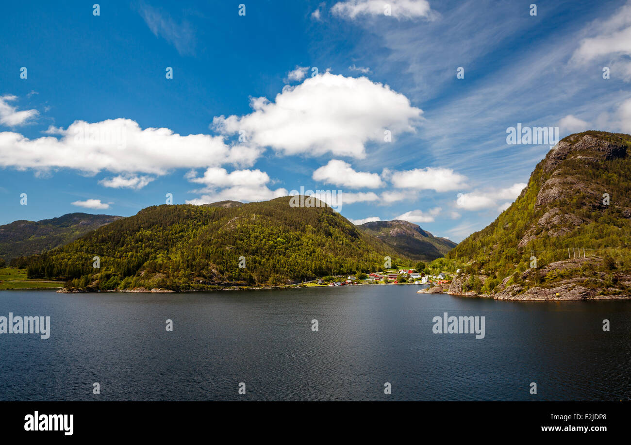 Belle Nature Norvège paysage naturel. Banque D'Images