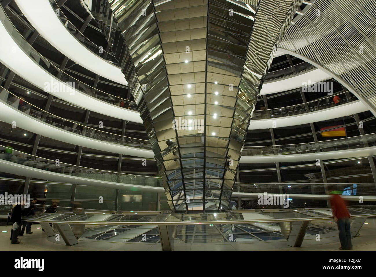 Reichstagkuppel du gouvernement allemand Berlin Allemagne Banque D'Images