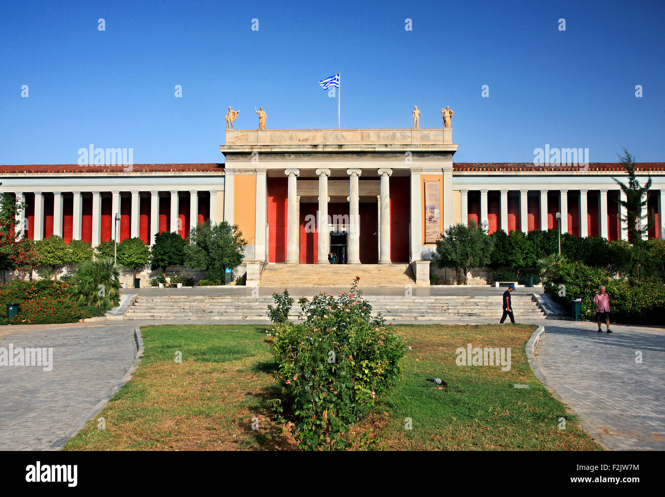Le Musée Archéologique National, probablement le plus important musée à Athènes, Grèce. Banque D'Images