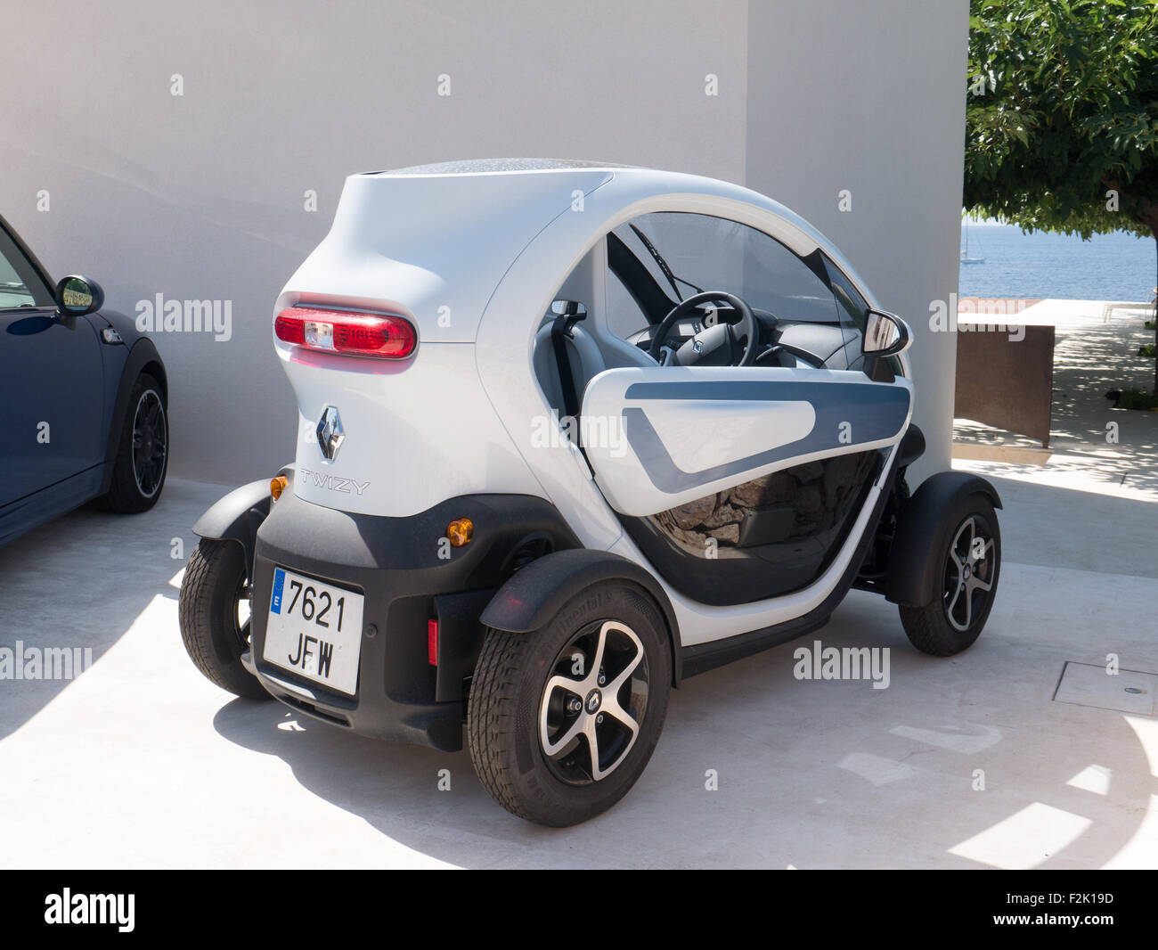 Voiture électrique Renault Twizy Banque D'Images