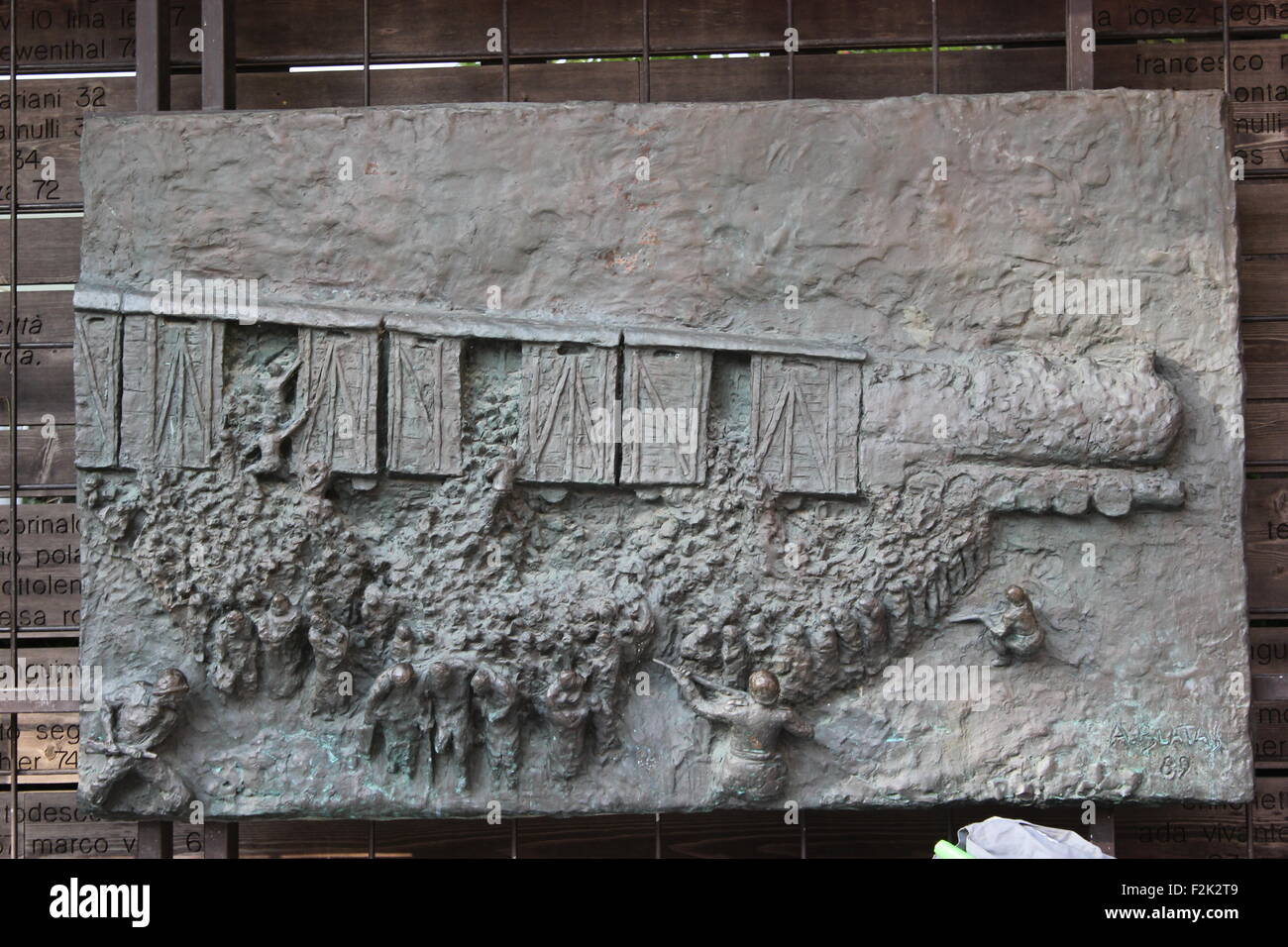 Mémorial de l'holocauste, un vieux ghetto, Venise, Italie Banque D'Images