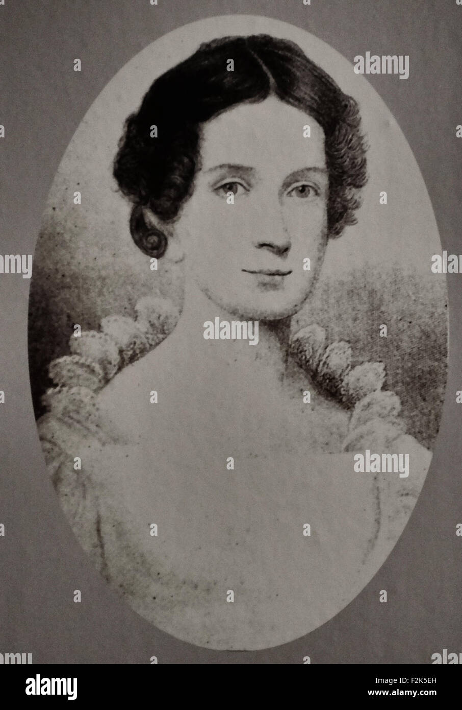 Letitia Tyler (1790 - 1842), première épouse du président John Tyler. Banque D'Images
