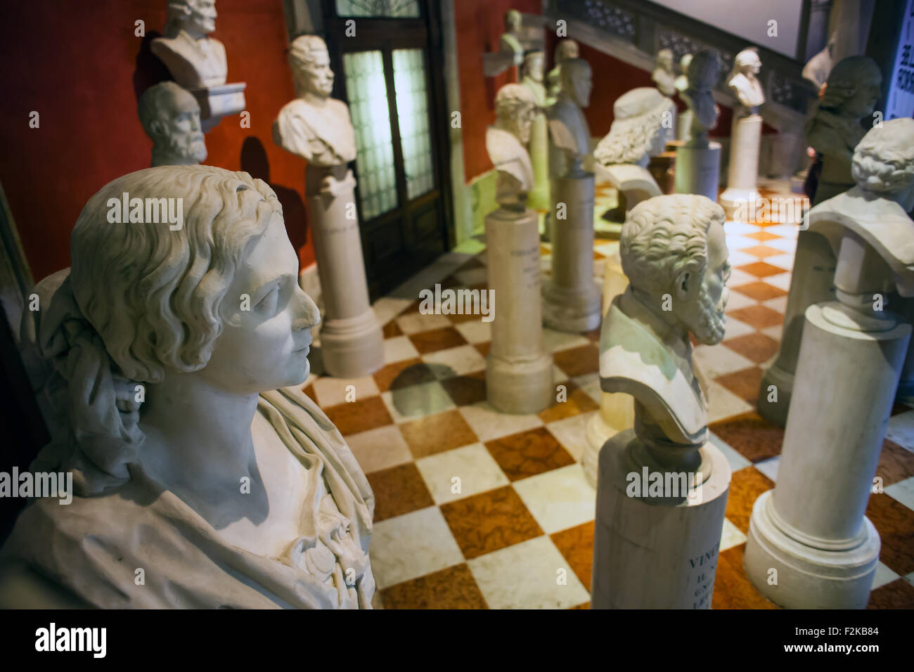 Vue de l'italien, Venise artistes demi-longueur Banque D'Images