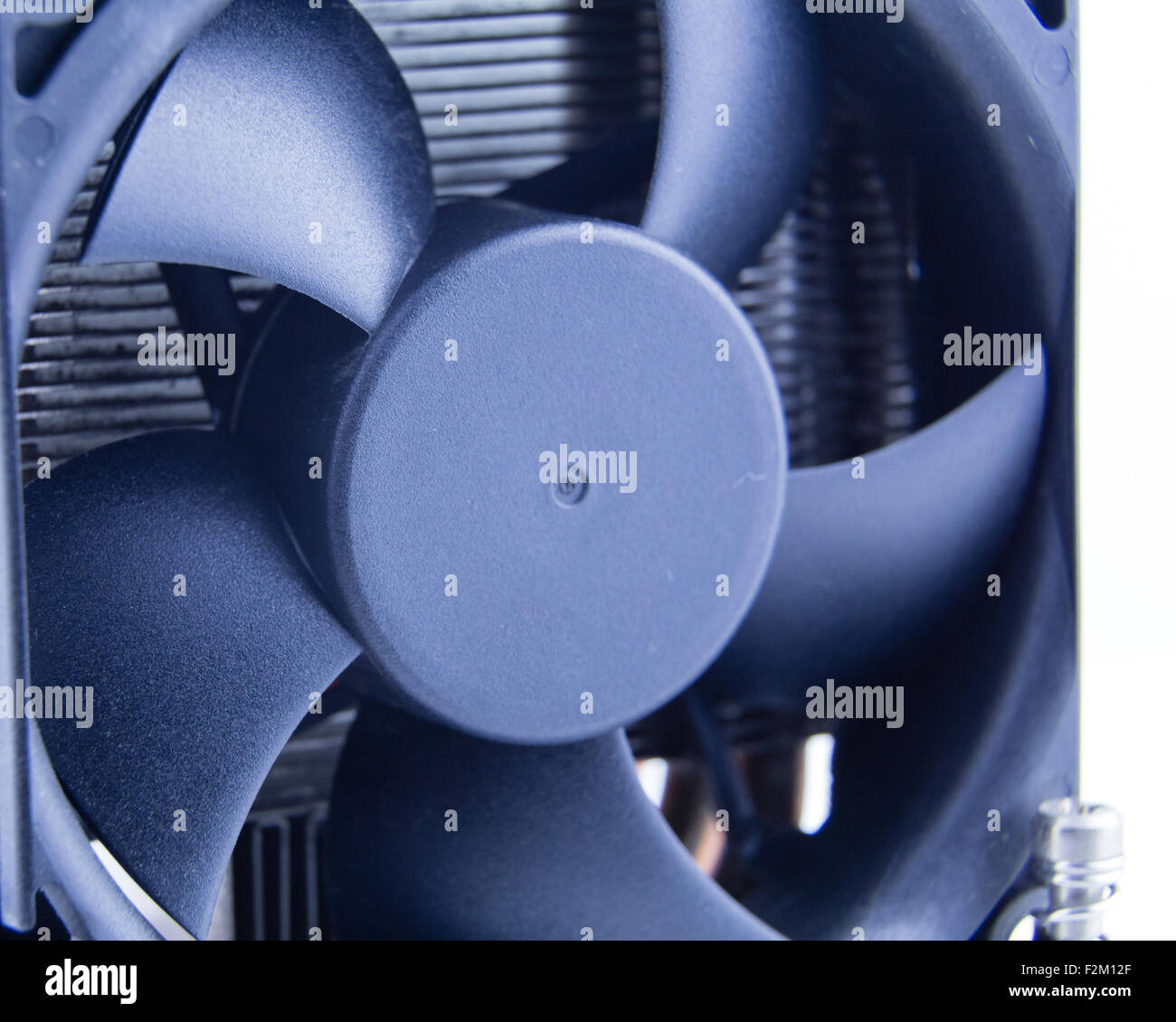 Close up of black ventilateur de l'ordinateur Banque D'Images