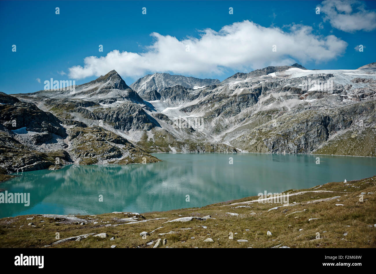 L'Autriche, le Tyrol de l'Est, le Parc National du Hohe Tauern, Weisssee Banque D'Images