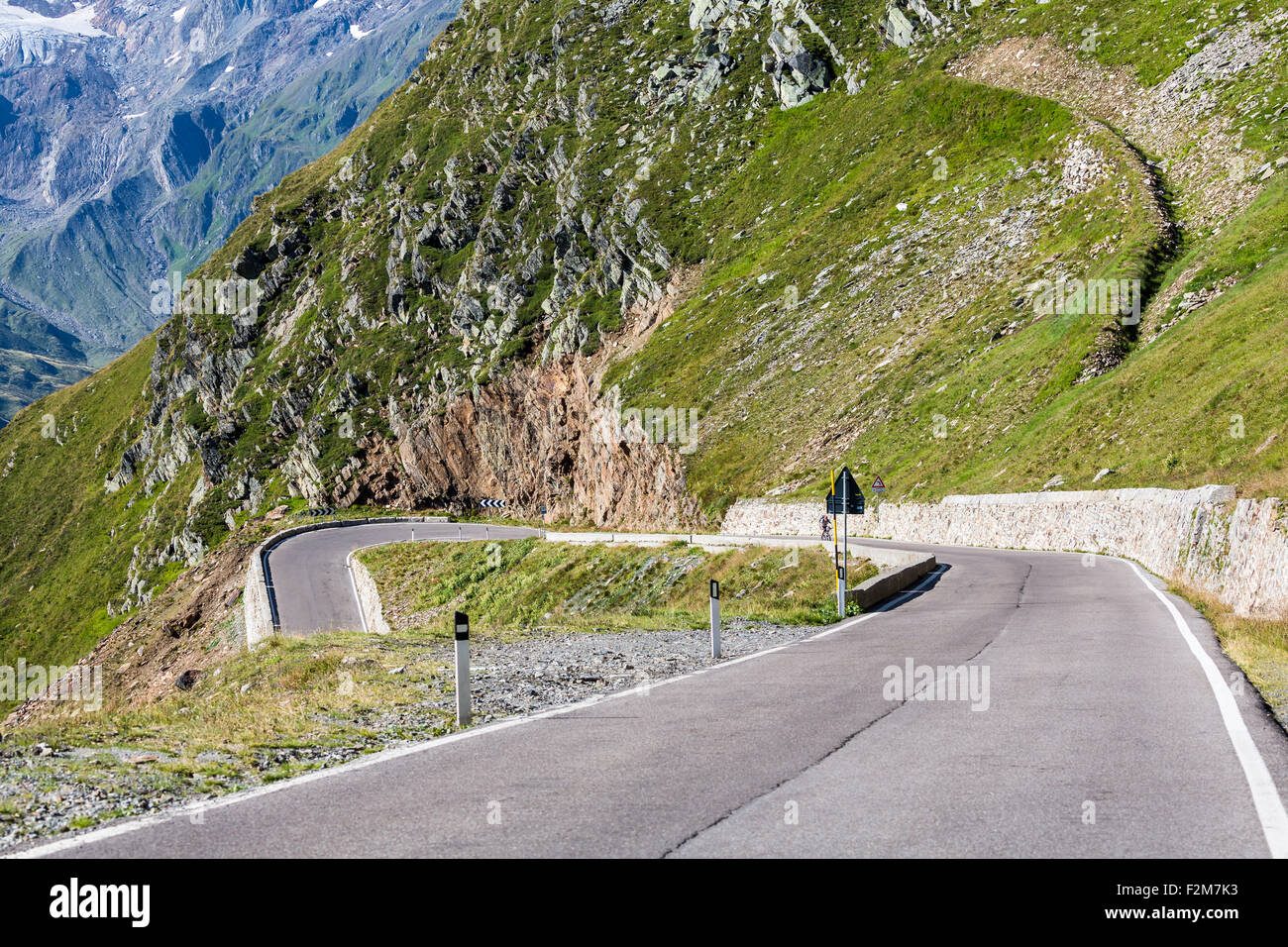 L'Italie, le Tyrol du Sud, vallée Passeier, col Timmelsjoch Banque D'Images