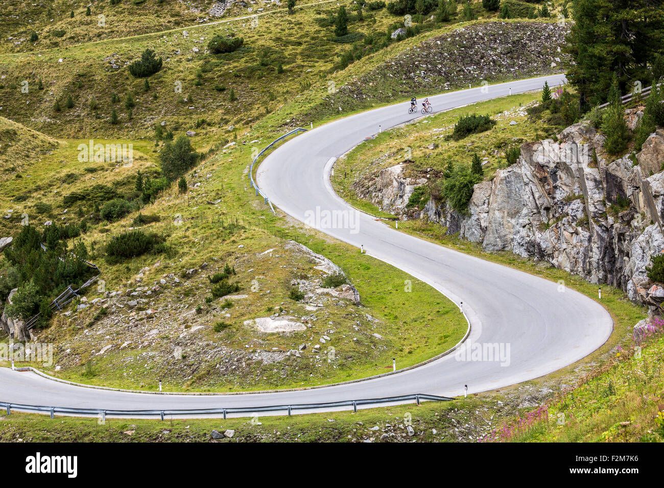 L'Italie, le Tyrol du Sud, la vallée de Neder, le col de montagne selle Kuehtai Banque D'Images