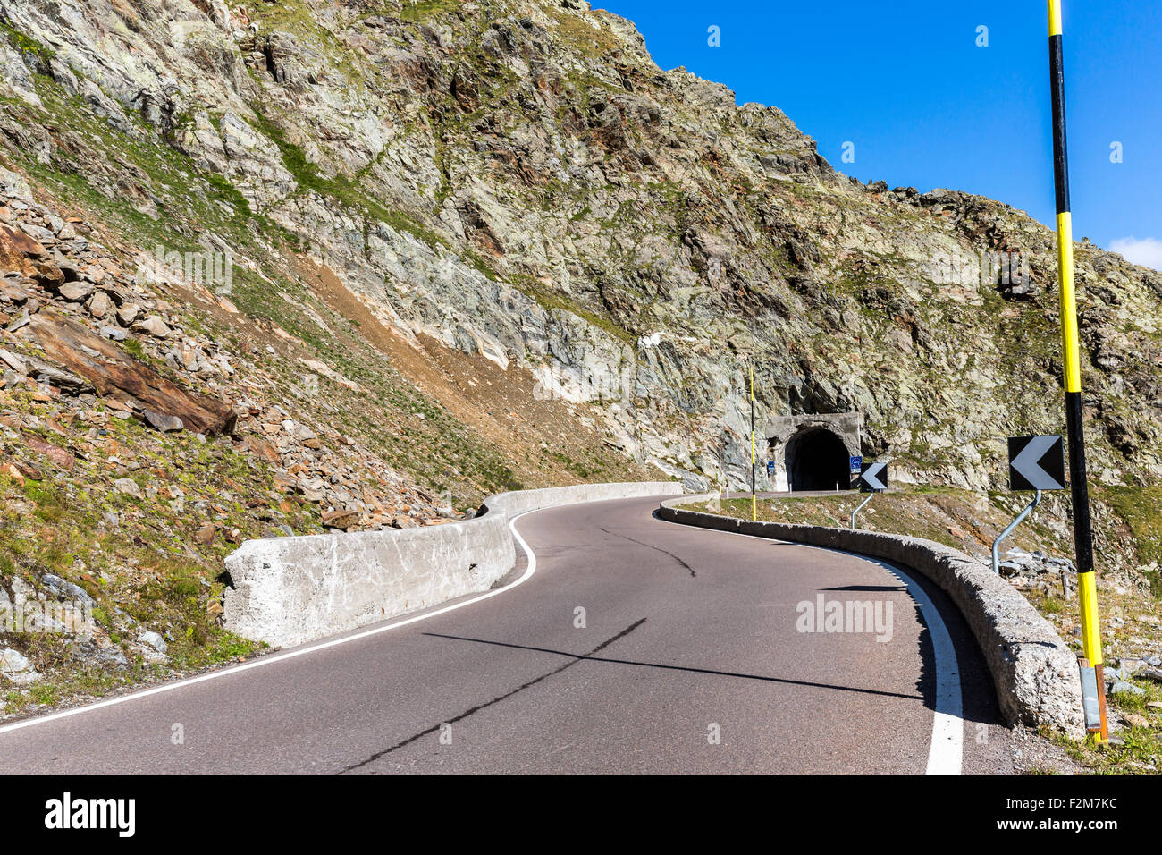 L'Italie, le Tyrol du Sud, vallée Passeier, col Timmelsjoch Banque D'Images