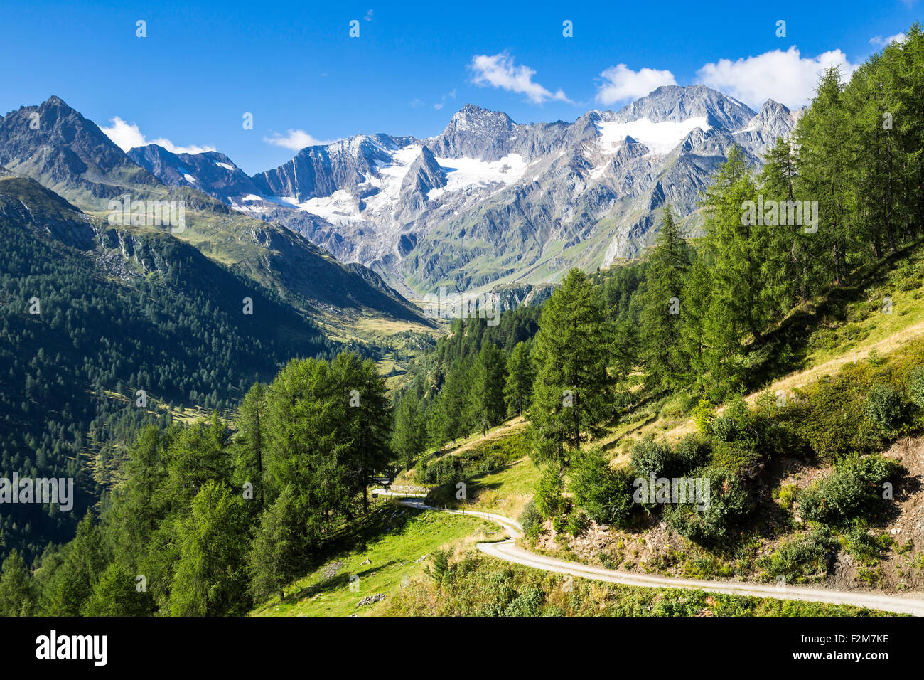 L'Italie, le Tyrol du Sud, vallée Passeier, col Timmelsjoch Banque D'Images