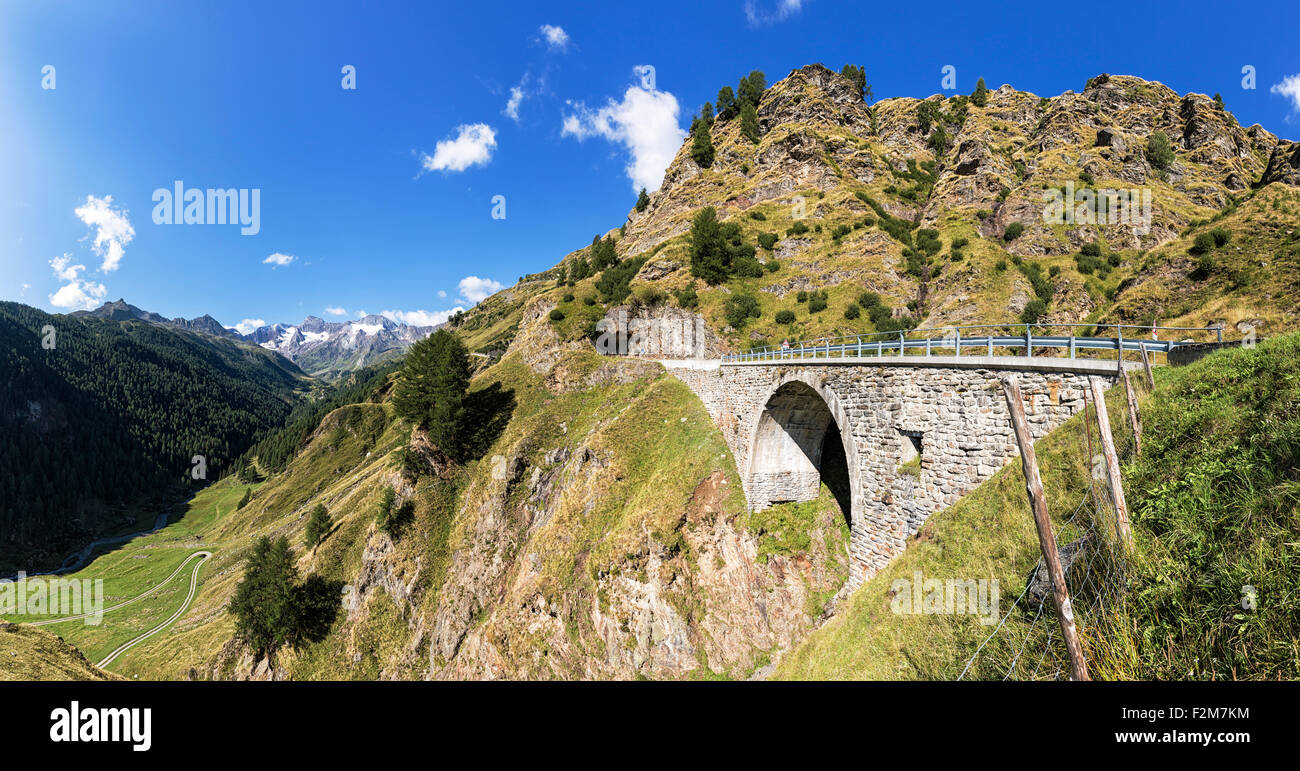 L'Italie, le Tyrol du Sud, vallée Passeier, col Timmelsjoch Banque D'Images