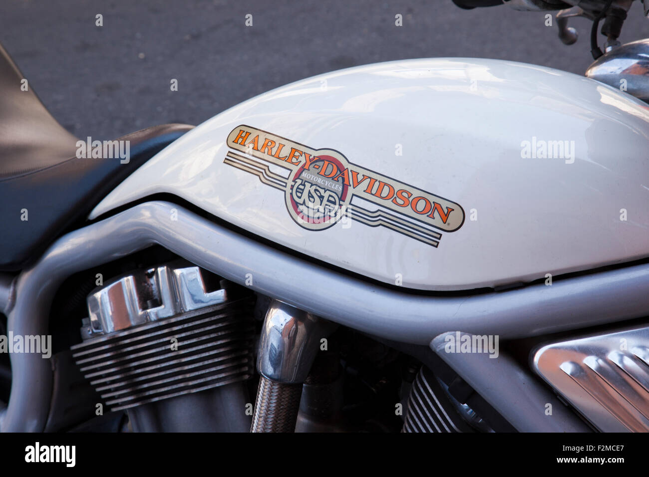 Harley Davidson USA lent Banque D'Images