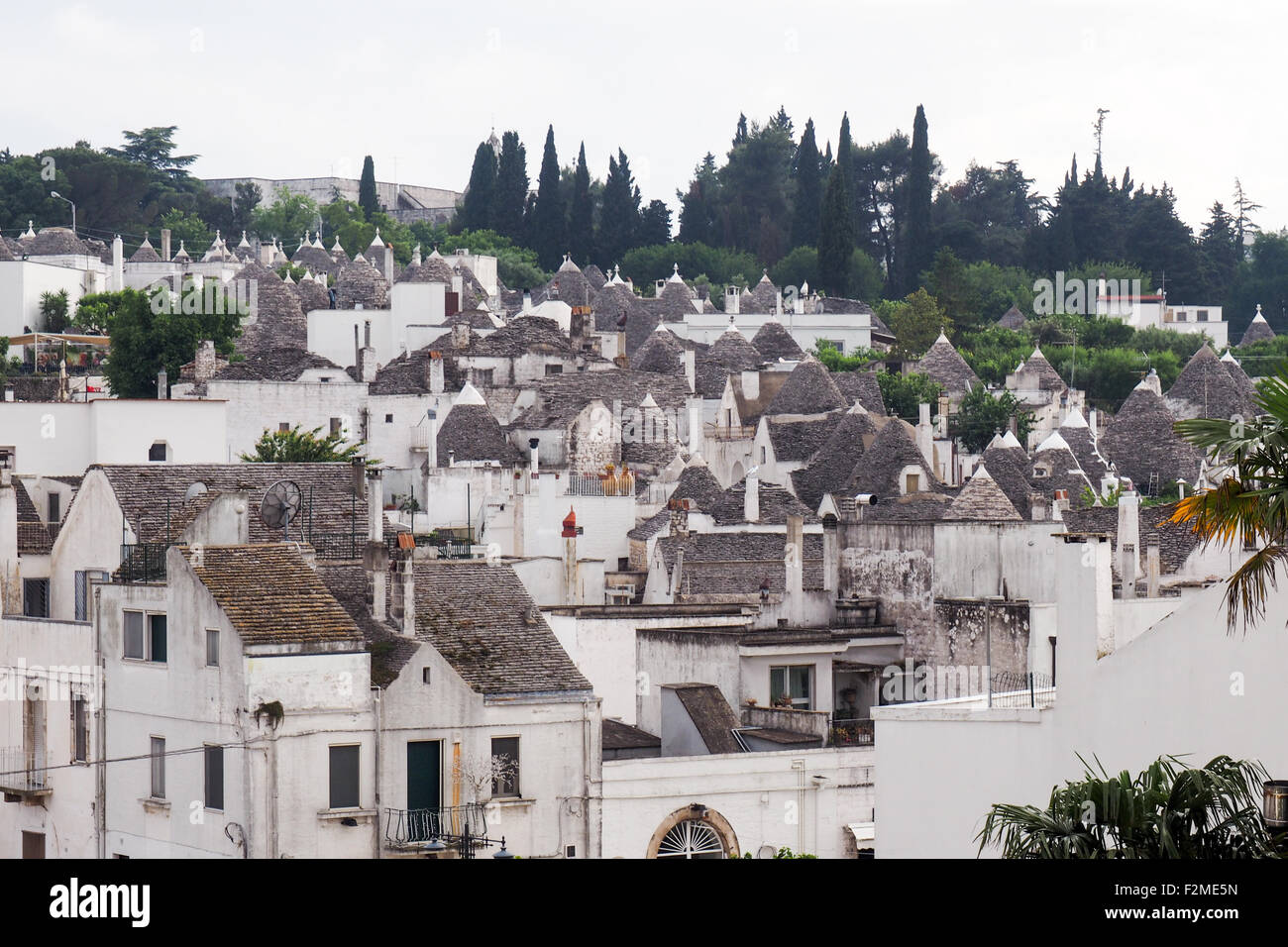 Les Trulli d'Alberobello, dans le quartier de Monti Banque D'Images