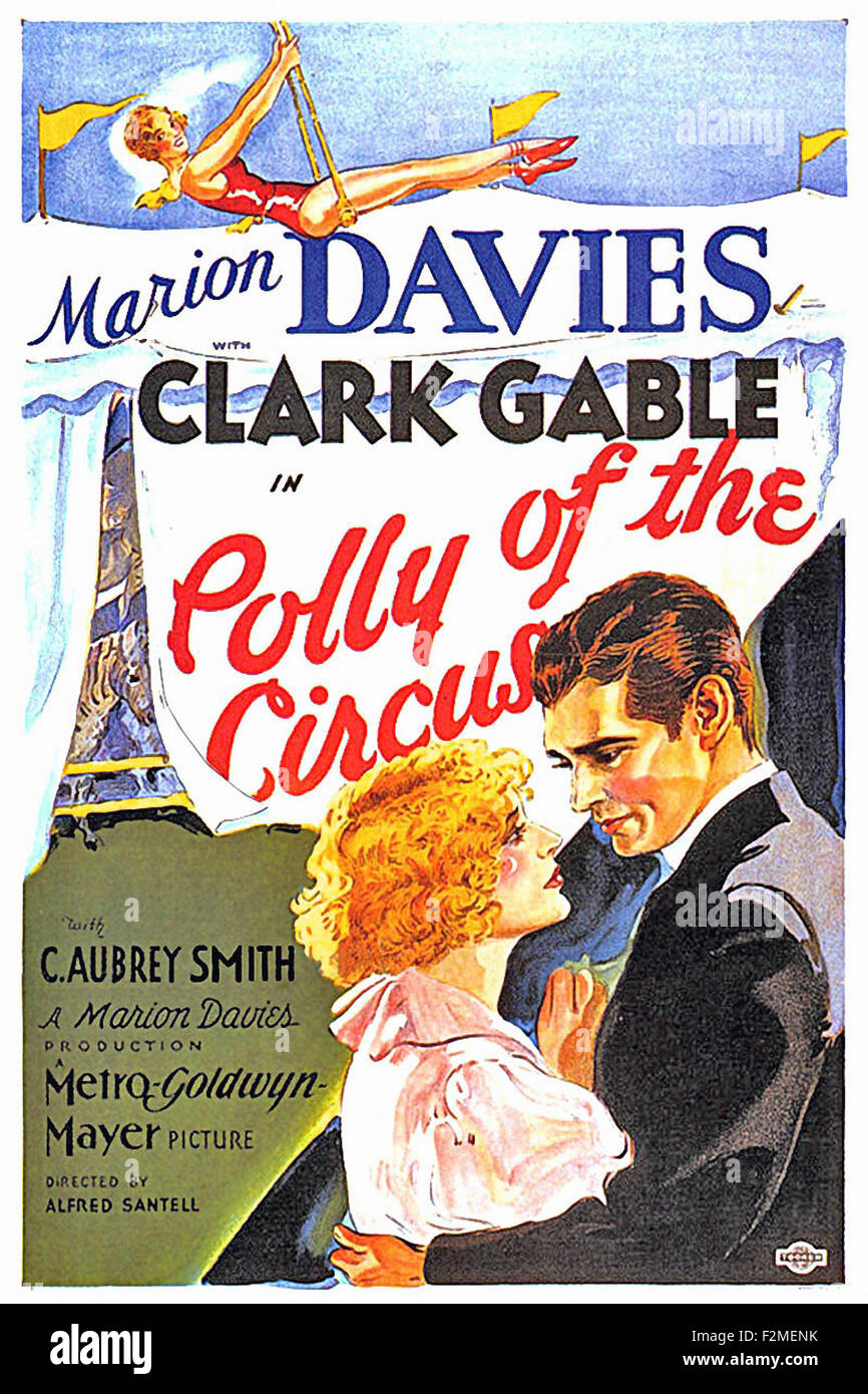 Polly du cirque (1932) - Movie Poster Banque D'Images