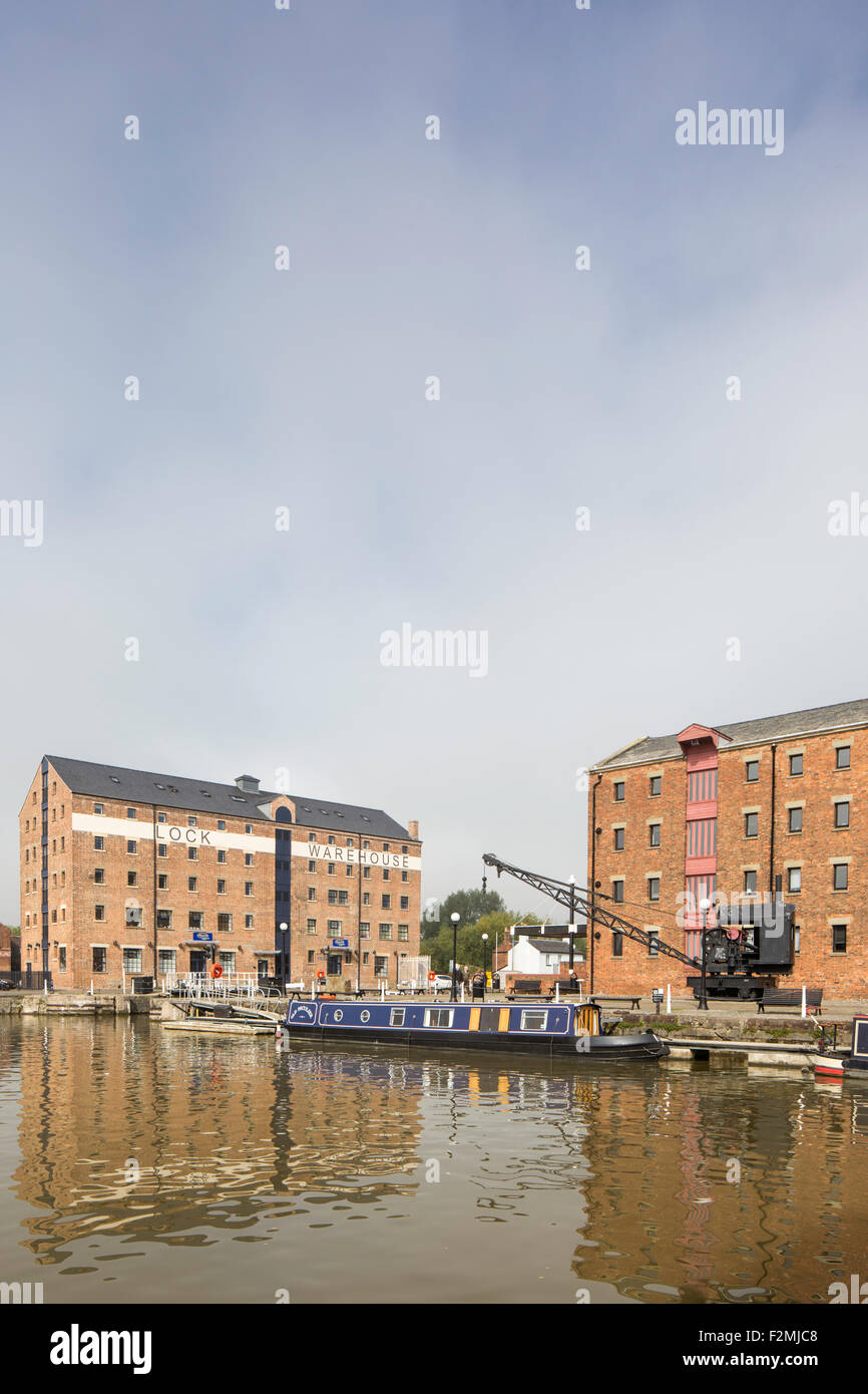 Gloucester Docks, Gloucester, Gloucestershire, England, UK Banque D'Images