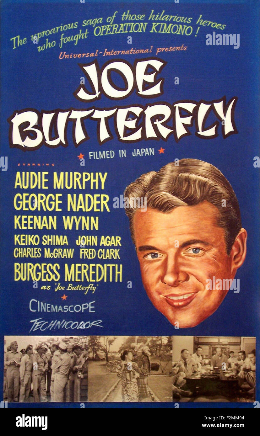 Joe Butterfly 01 - Affiche de film Banque D'Images
