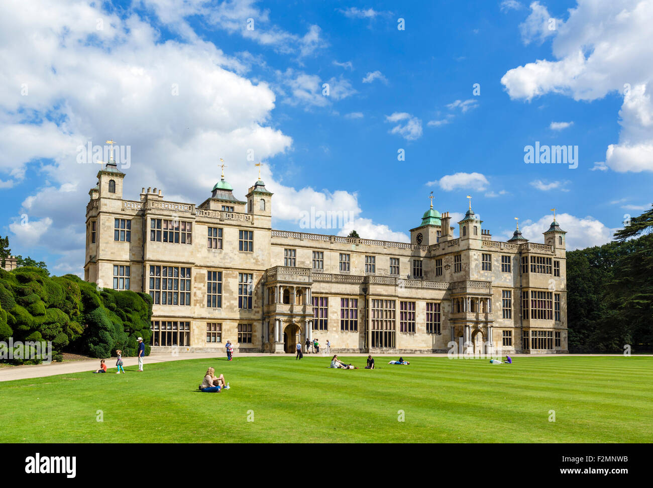 Audley End House, une maison de campagne 17thC près de Saffron Waldon, Essex, Angleterre, RU Banque D'Images