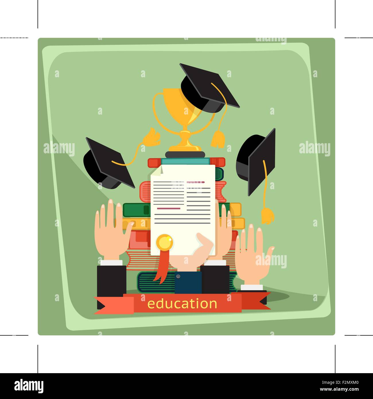 L'éducation, vector illustration Illustration de Vecteur