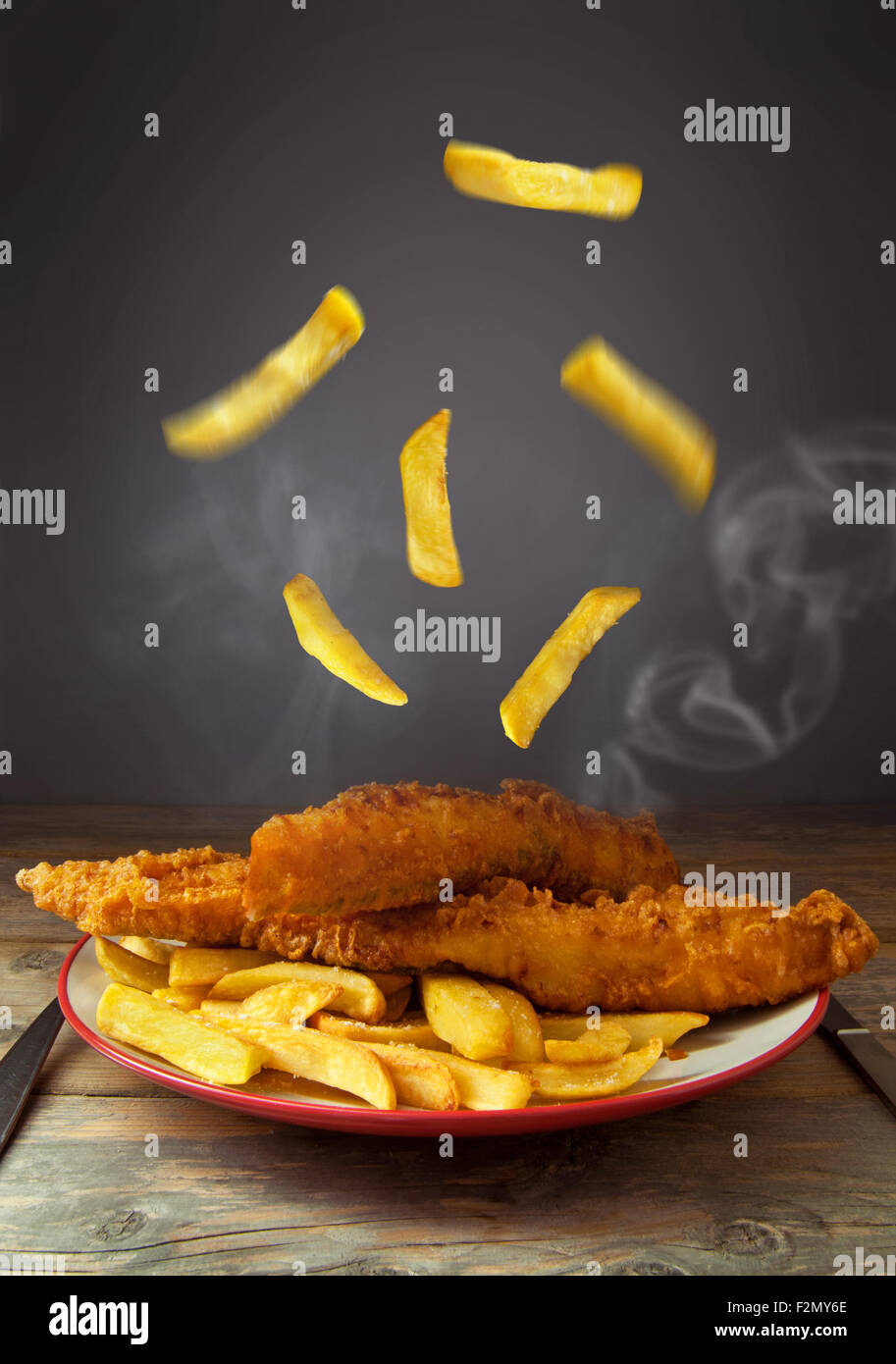 Fish and chips Banque D'Images