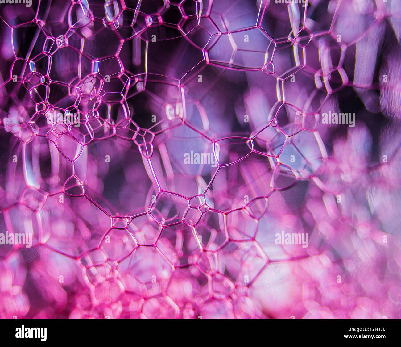 Des bulles de savon gros plan extrême créer élégant et stylé Banque D'Images