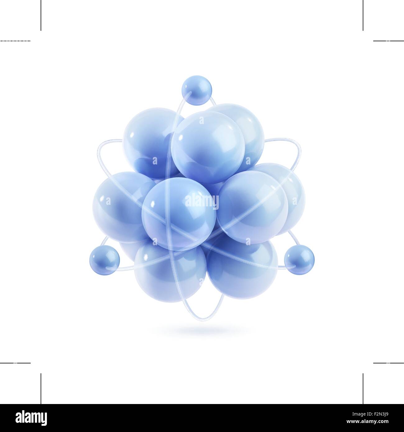 Vecteur icône molécule Illustration de Vecteur