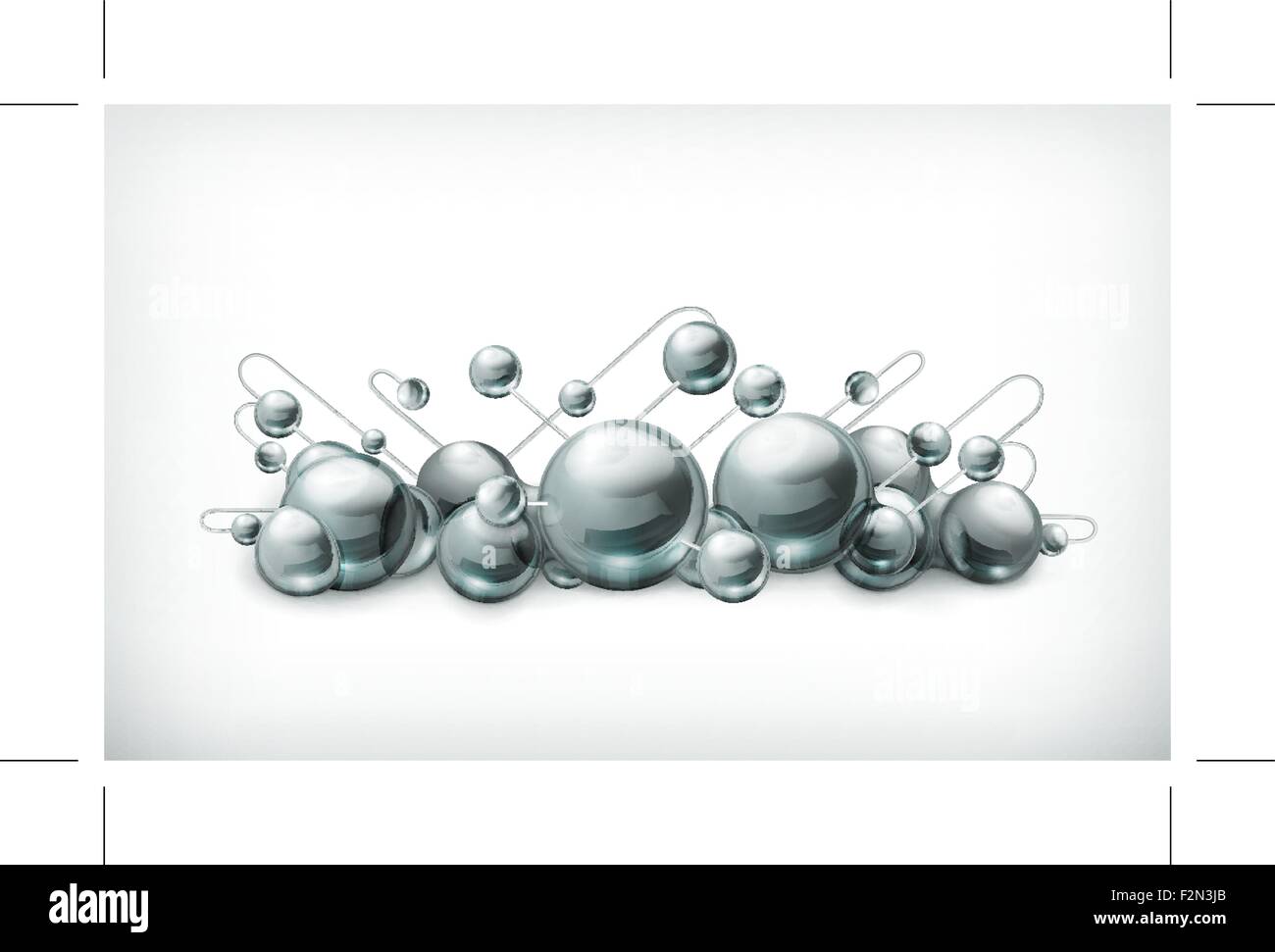 Molécules et atomes vector illustration Illustration de Vecteur