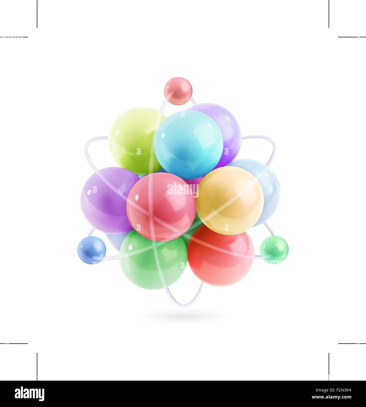 Vecteur icône molécule Illustration de Vecteur