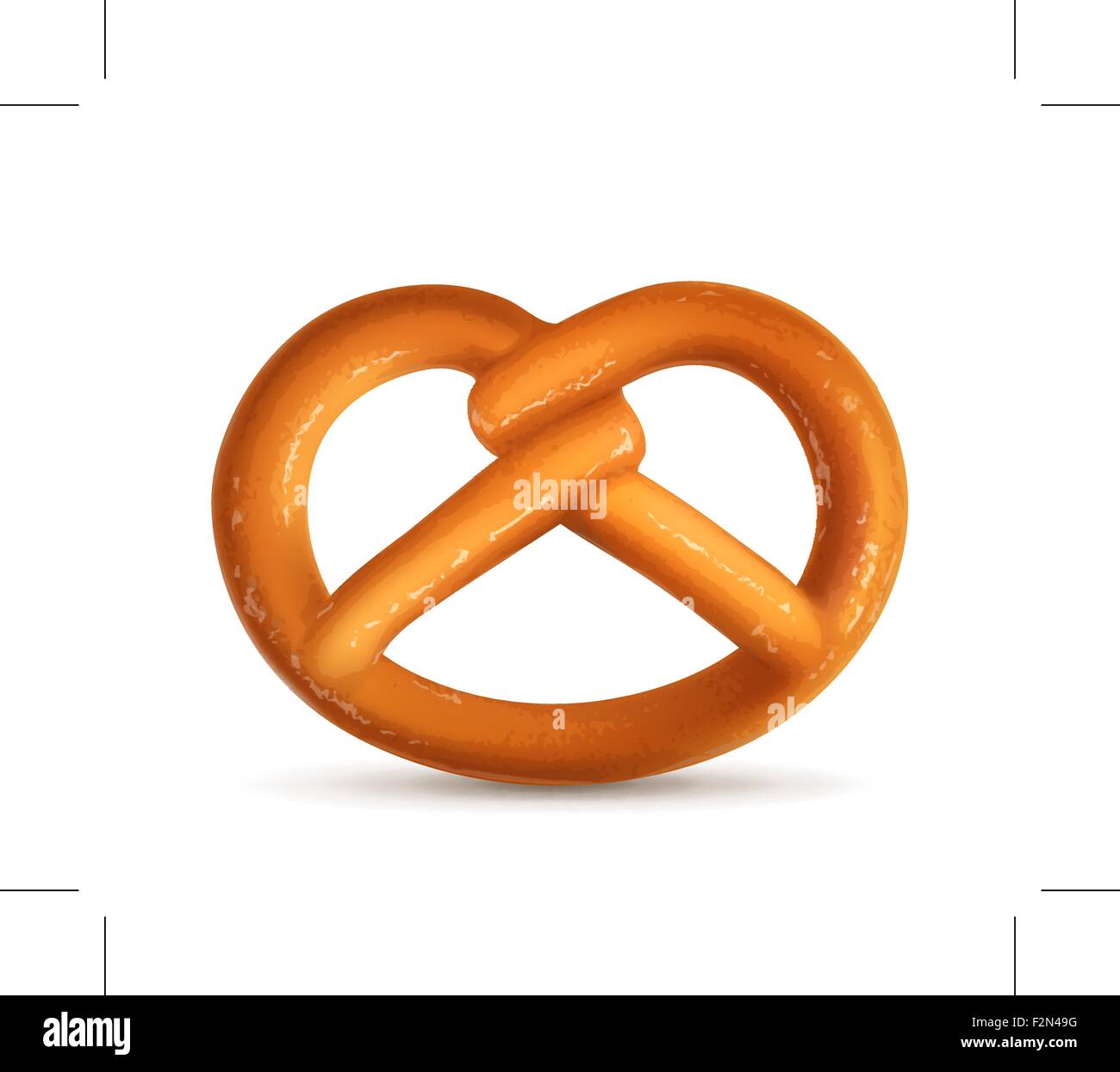 Bretzel, vector illustration Illustration de Vecteur