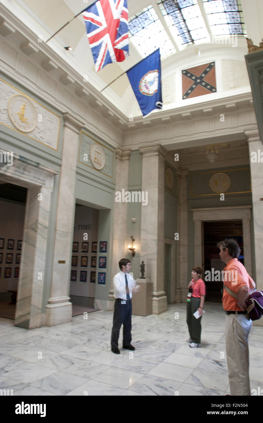 La Virginia Historical Society offre la plus vaste et la plus complète collection d'artefacts de Virginie n'importe où, de Richmond en Virginie Banque D'Images