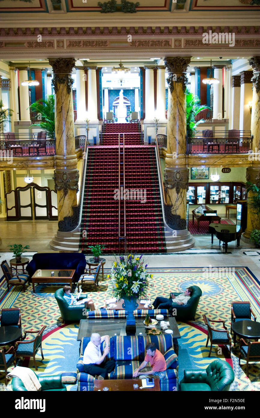 Depuis 1895, l'hôtel 5 étoiles Hôtel 5 diamants Jefferson est toujours l'un des plus grands hôtels du pays, Richmond, Virginia Banque D'Images