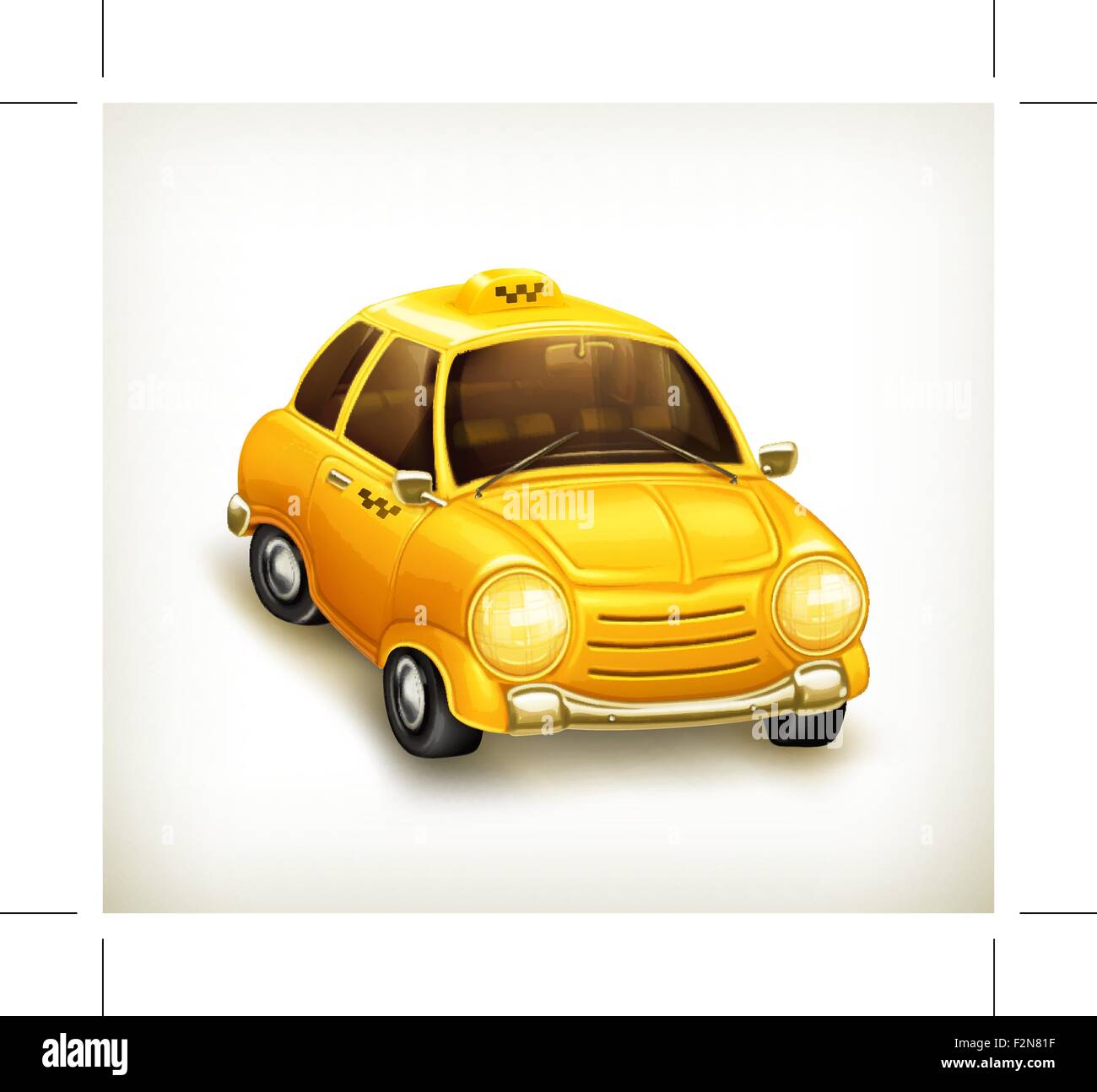 Icône vecteur Taxi Illustration de Vecteur